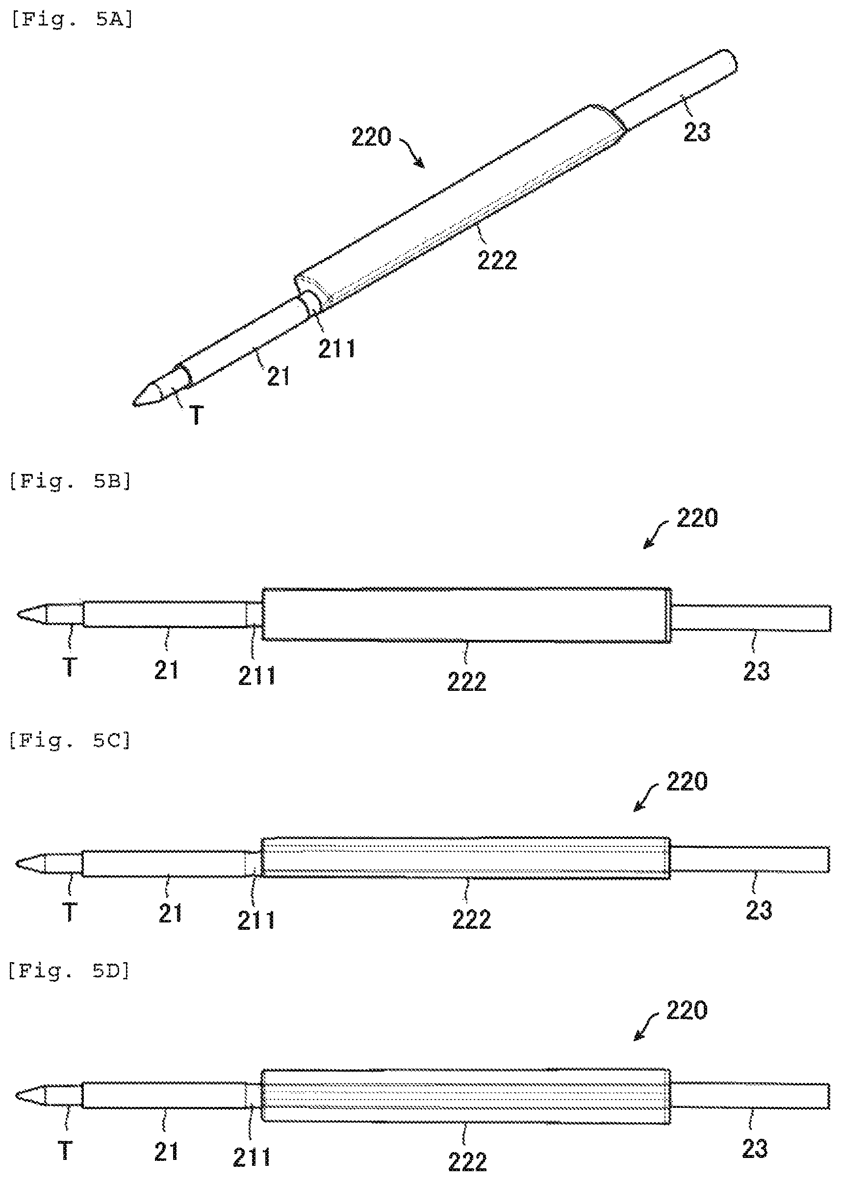 Patent US12090777 Figure 7 – Writing instrument refills and writing instrument
