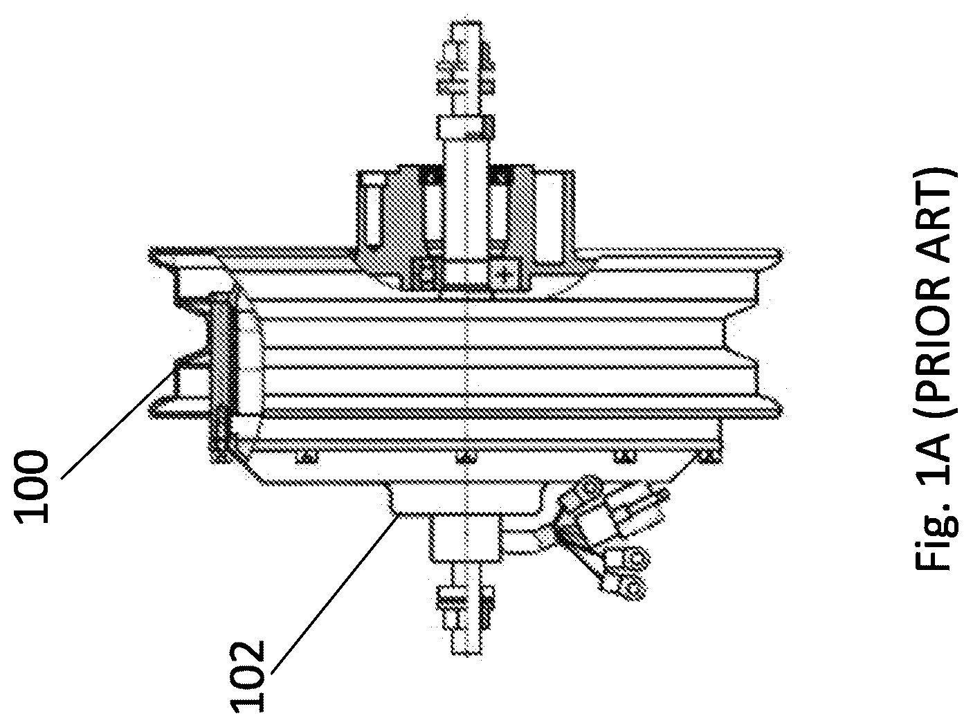 Patent US12090780 Figure 1 – Wheel assembly