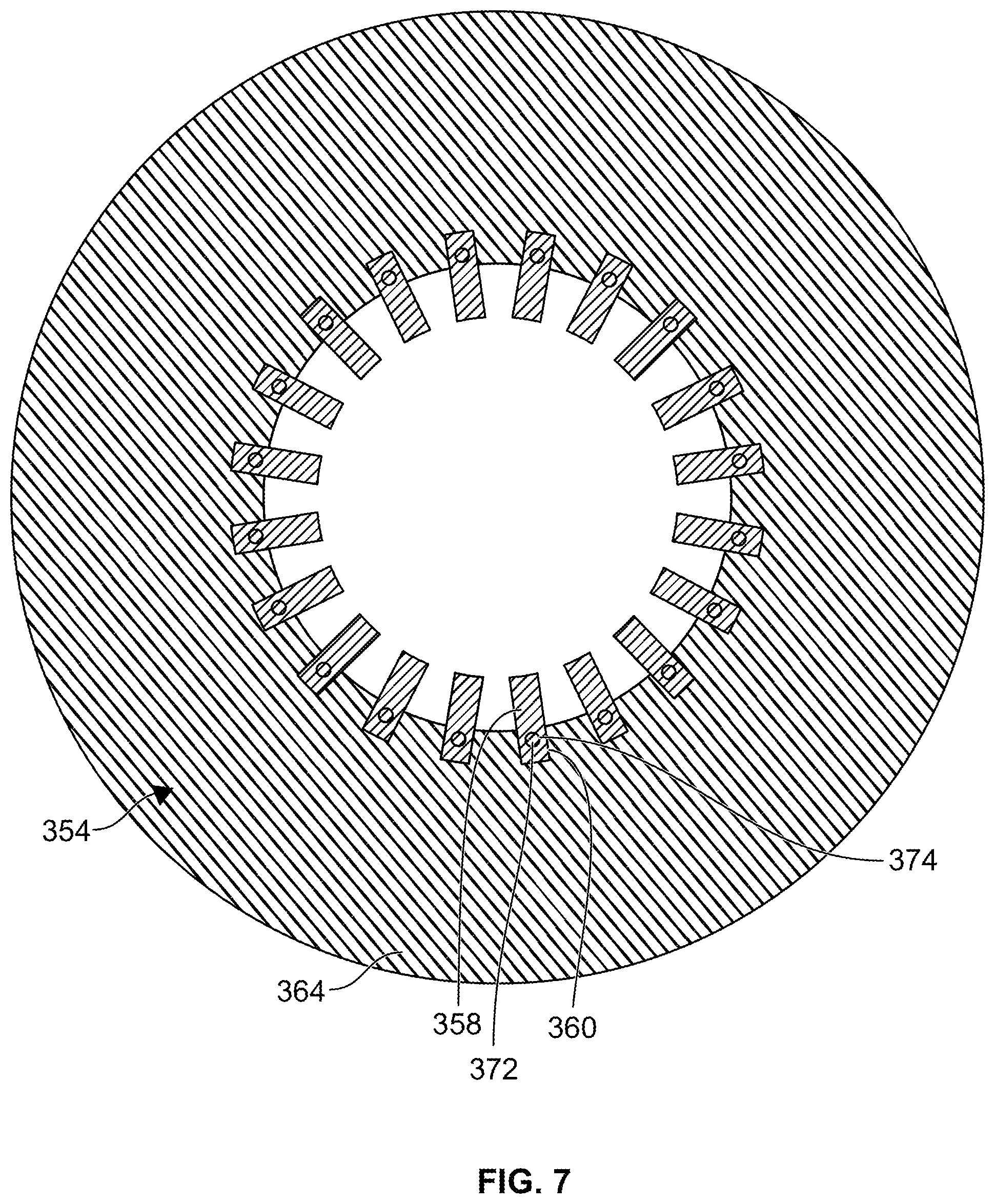 Patent US12090781 Figure 8 – Wheel hub with integrated circular brake element