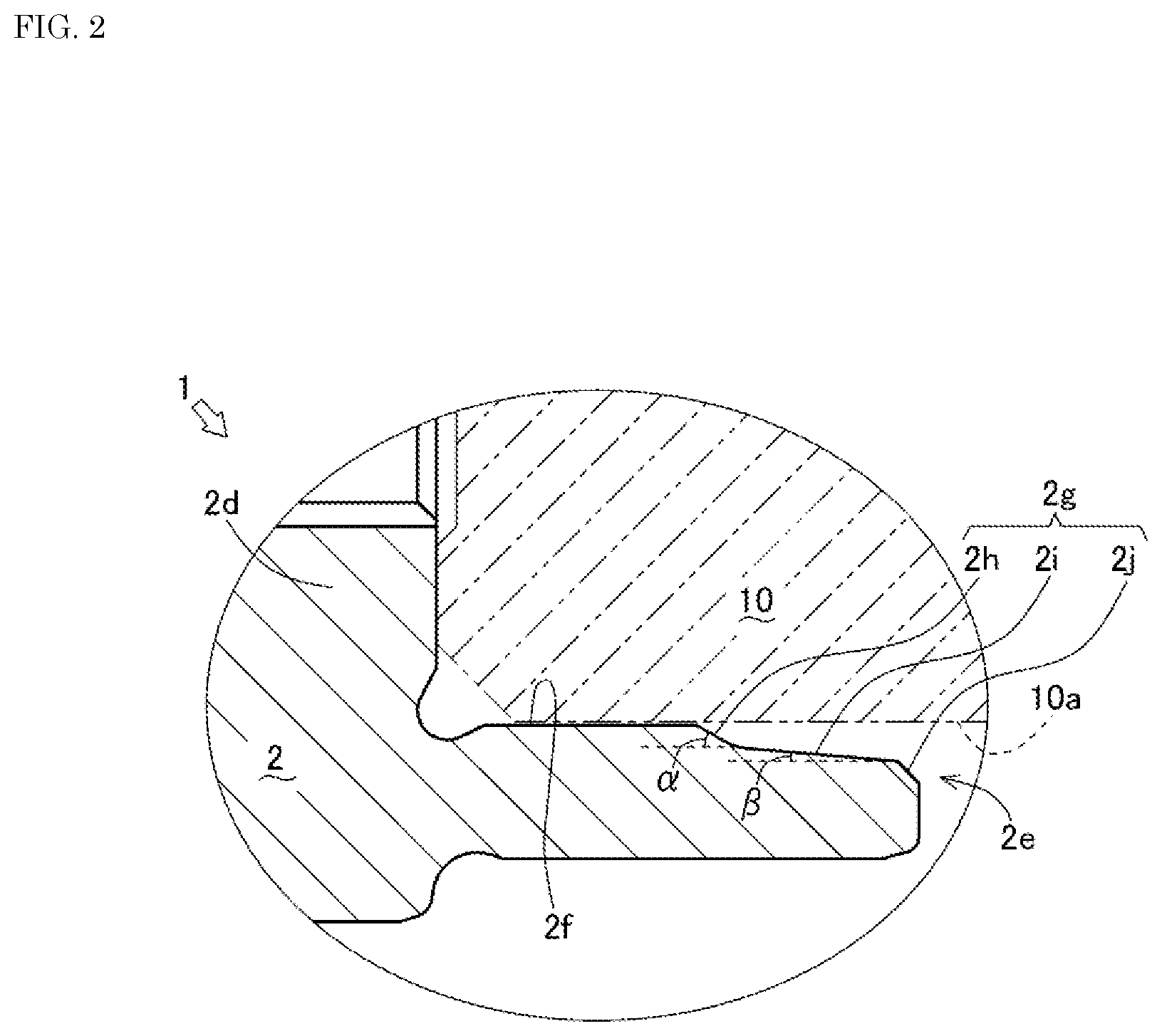 Patent US12090783 Figure 2 – Bearing device for vehicle wheel
