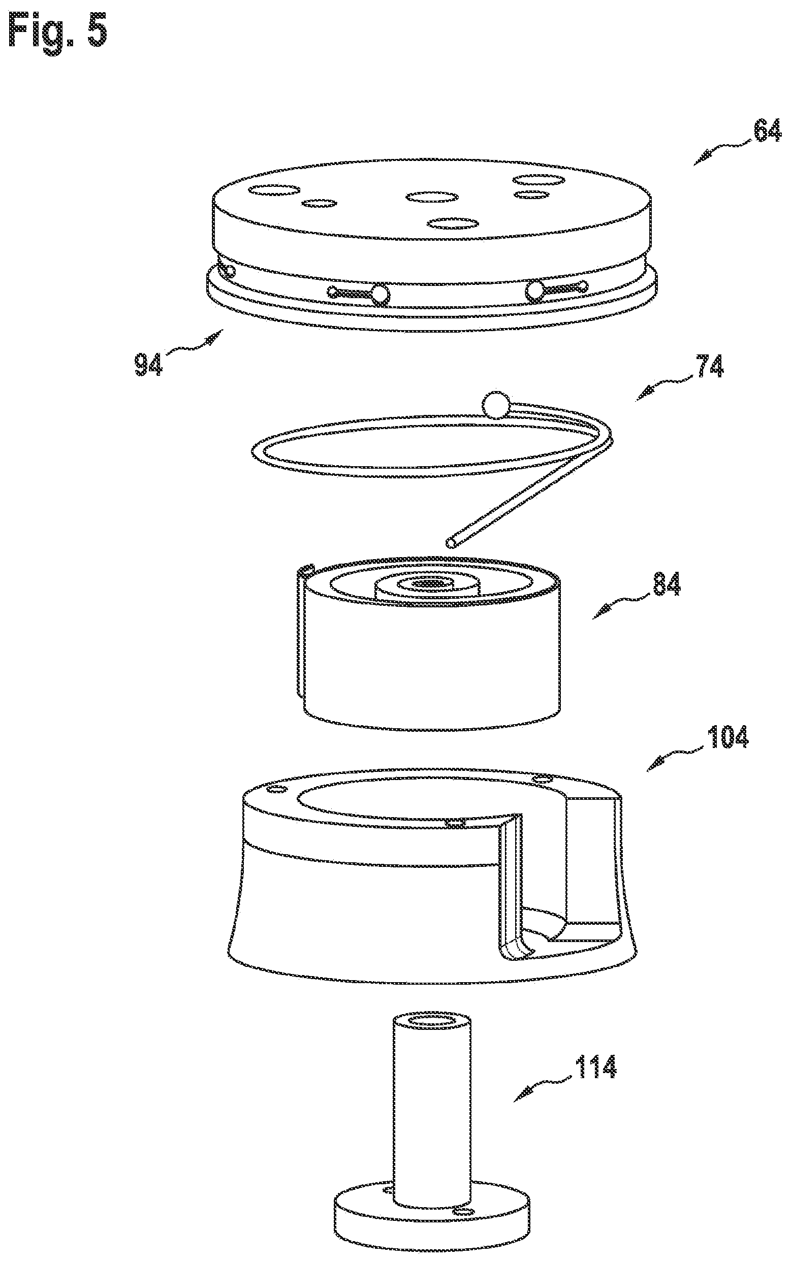 Patent US12090784 Figure 5 – Wheel holder
