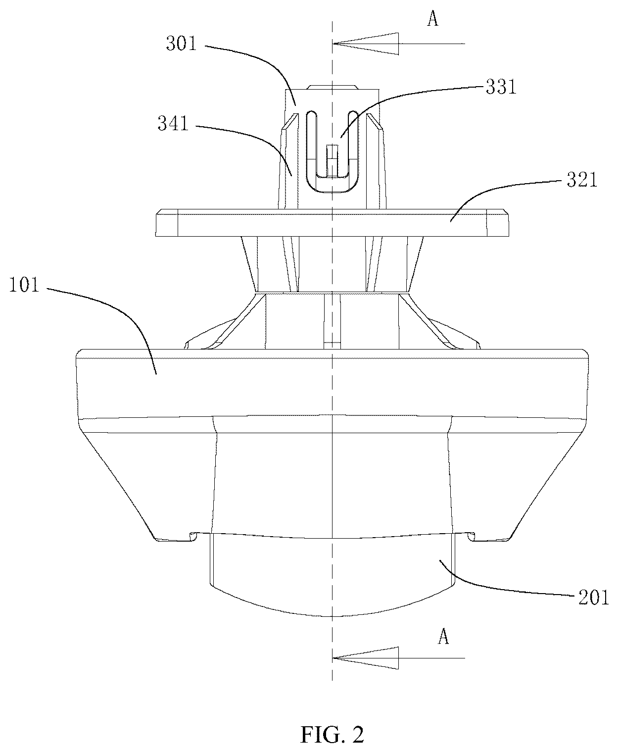 Patent US12090785 Figure 2 – Universal wheel assembly and smart cleaning device having same