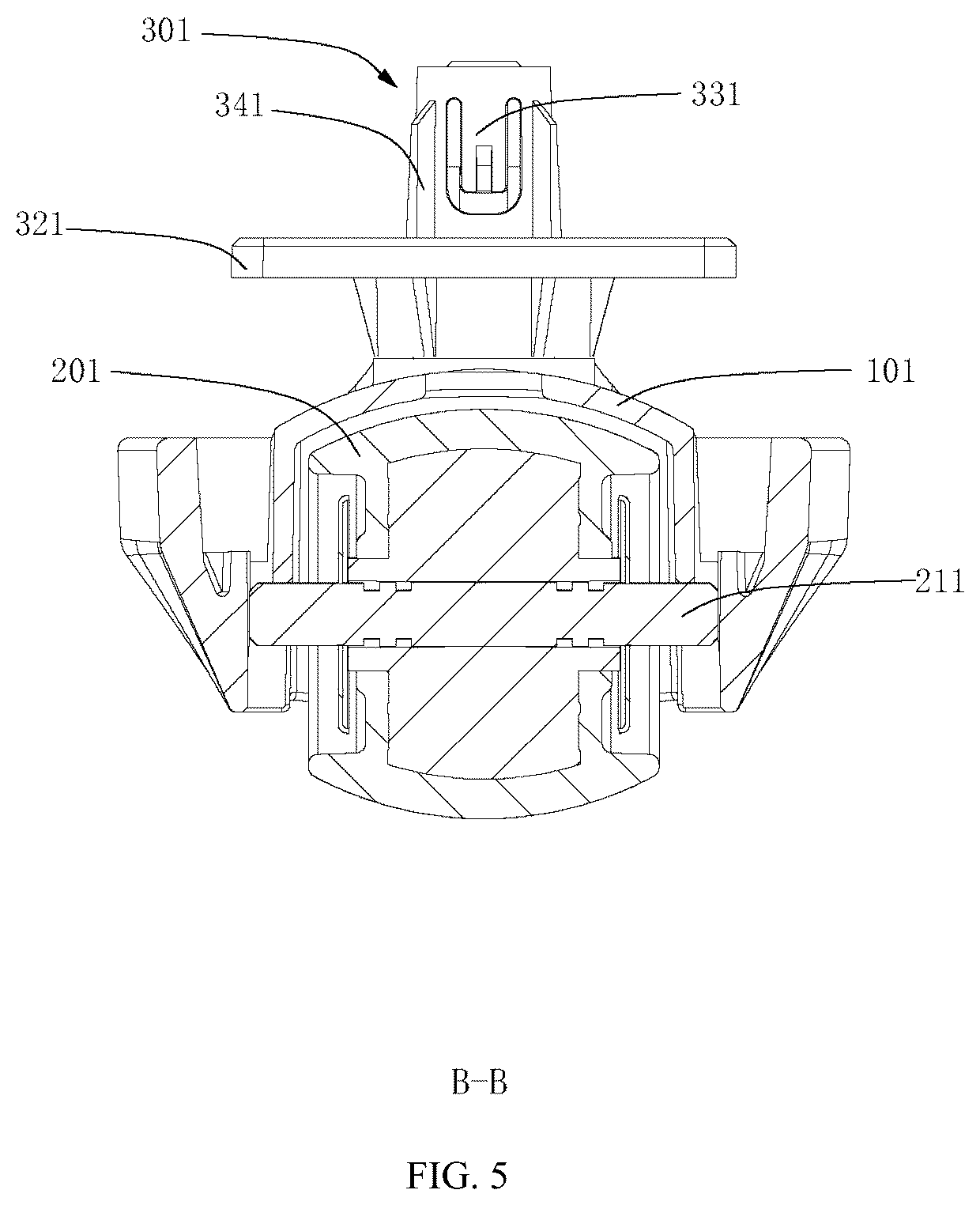 Patent US12090785 Figure 5 – Universal wheel assembly and smart cleaning device having same