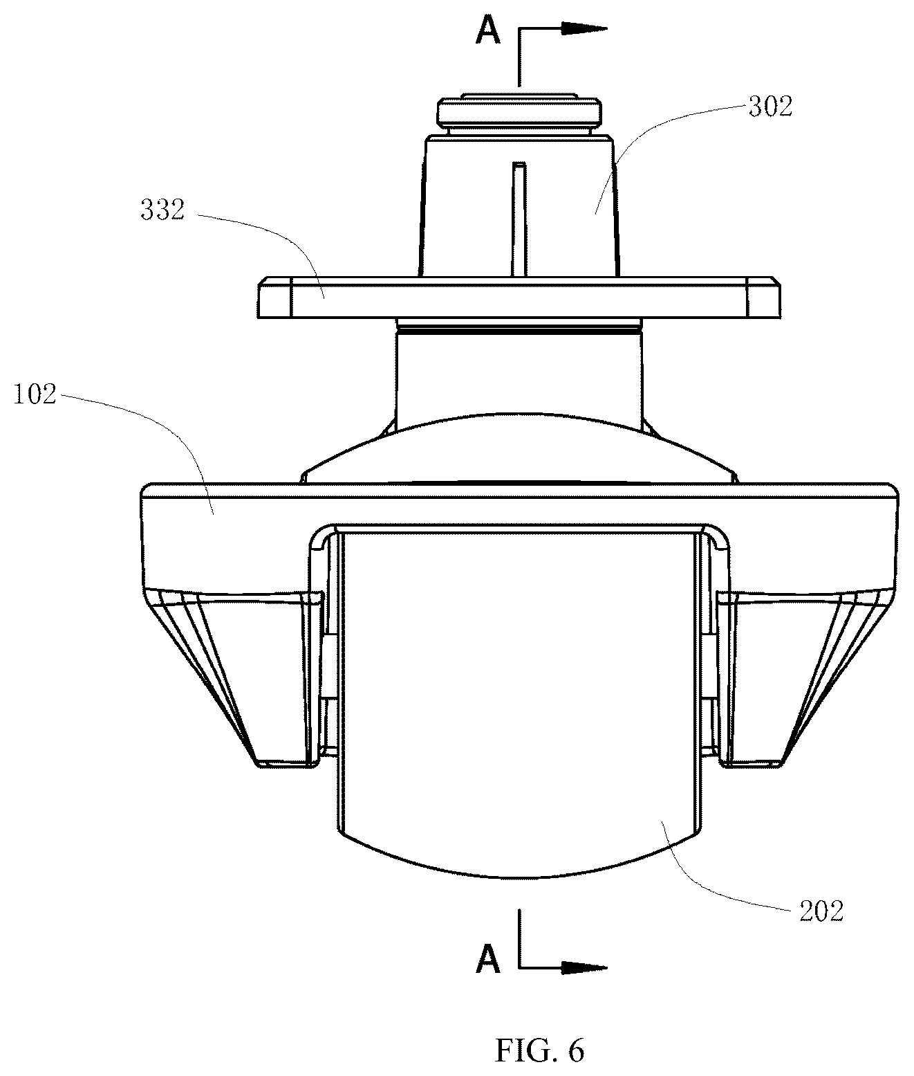 Patent US12090785 Figure 6 – Universal wheel assembly and smart cleaning device having same