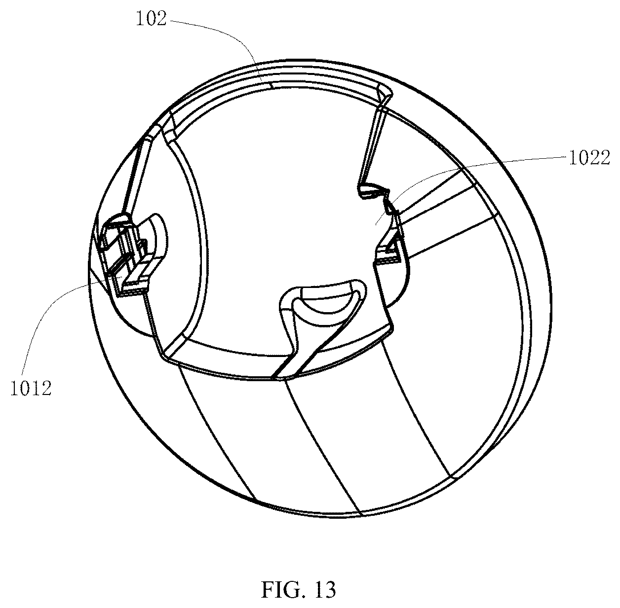Patent US12090785 Figure 11 – Universal wheel assembly and smart cleaning device having same