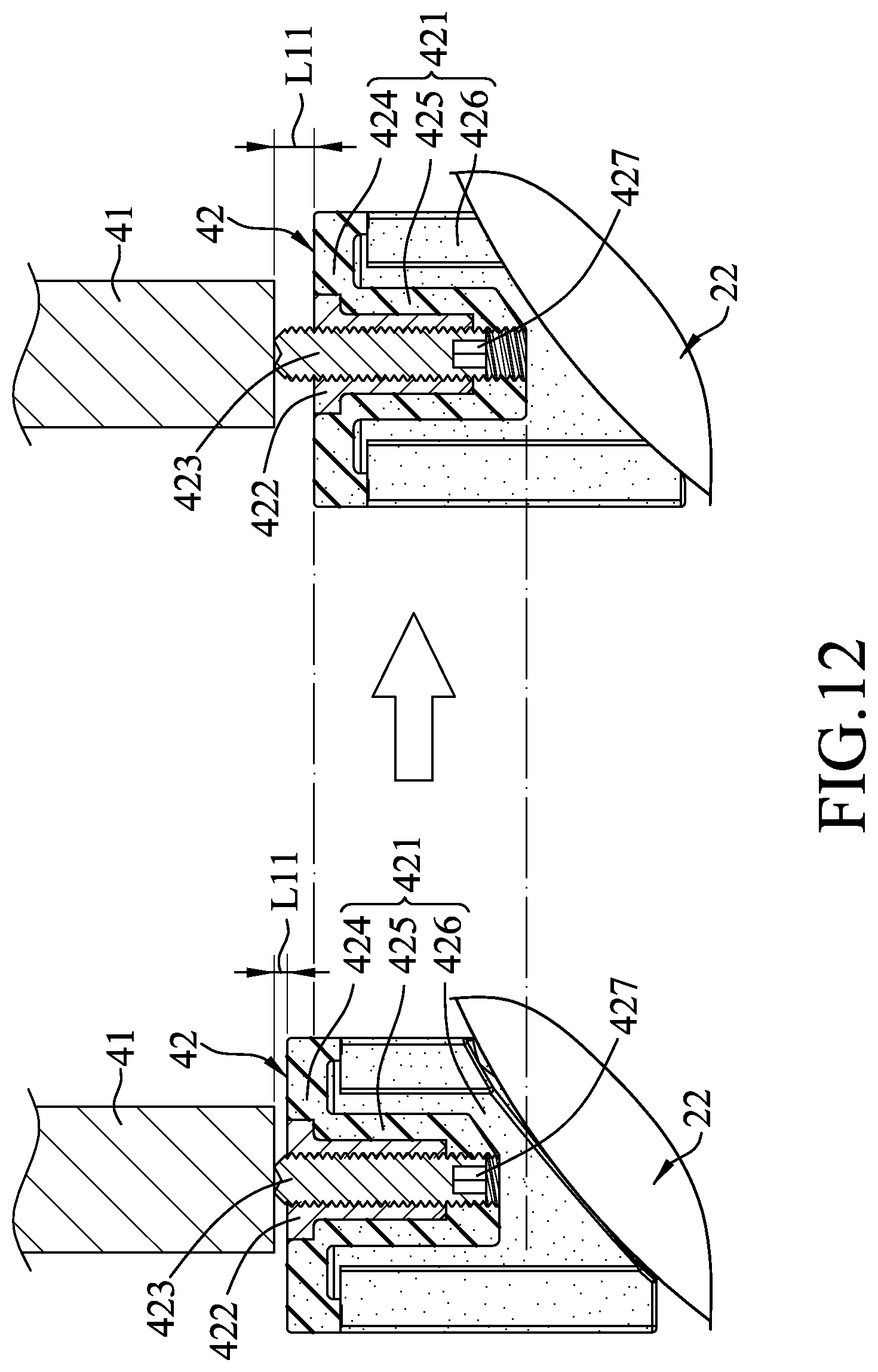 Patent US12090786 Figure 12 – Caster device