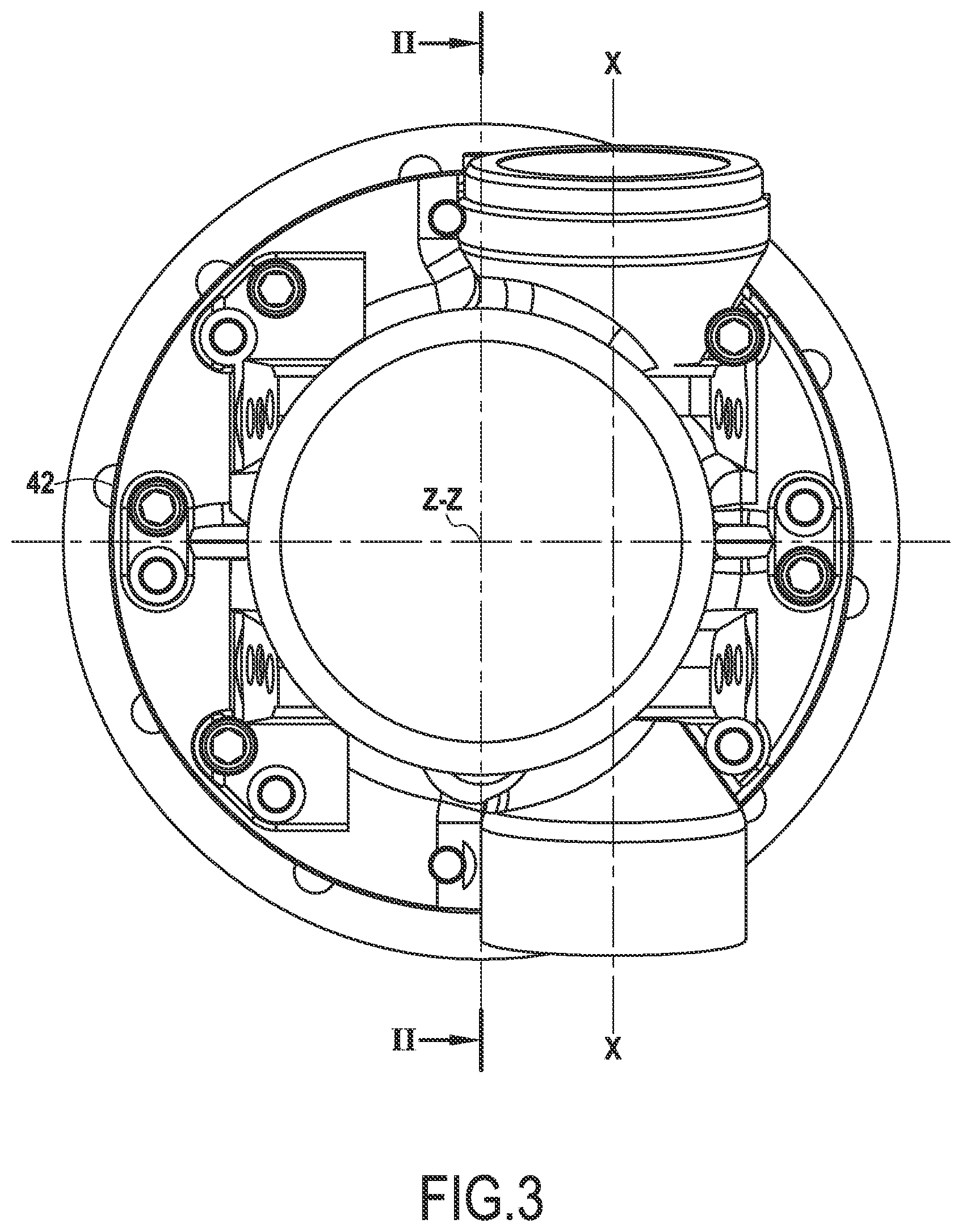 Patent US12090787 Figure 3 – Hydraulic motor for a vehicle steered wheel