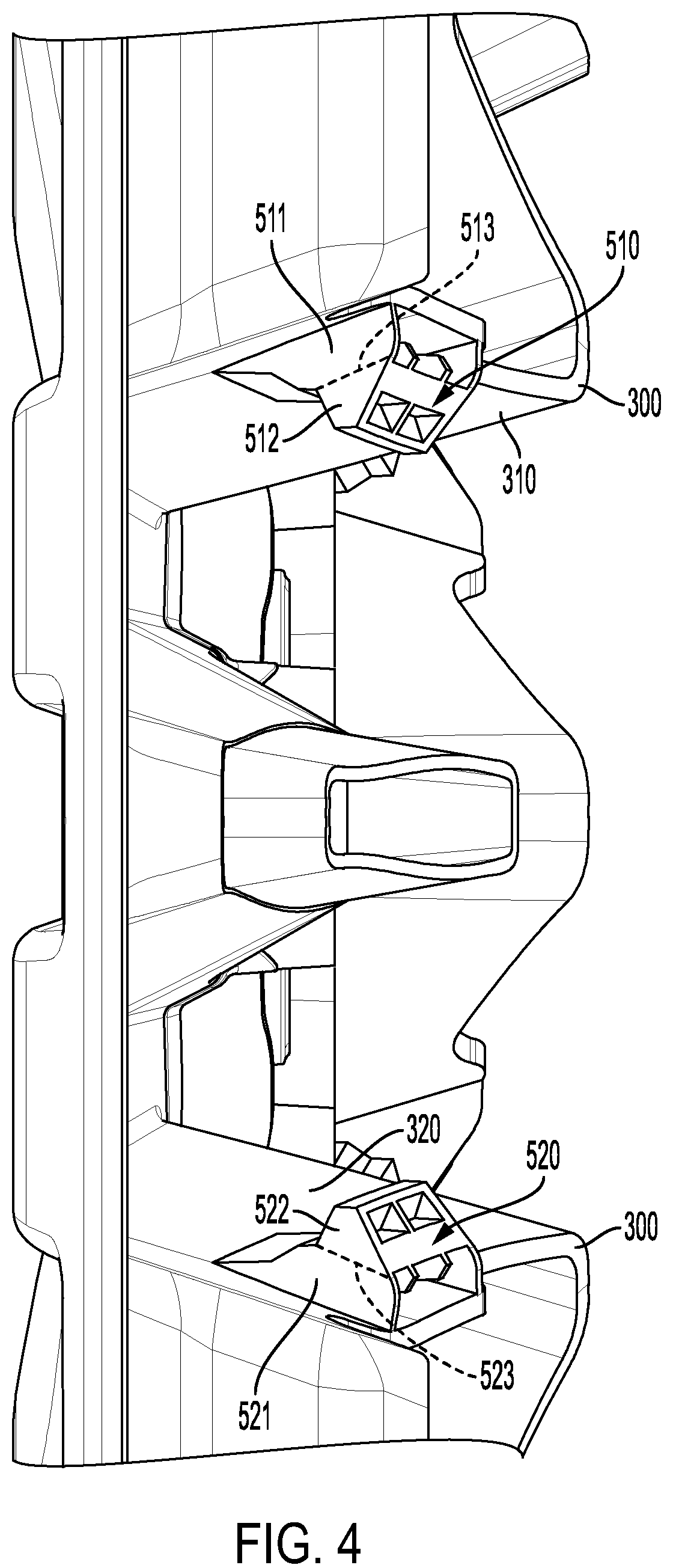 Patent US12090788 Figure 4 – Flexible wheel cover overlay with extended surround