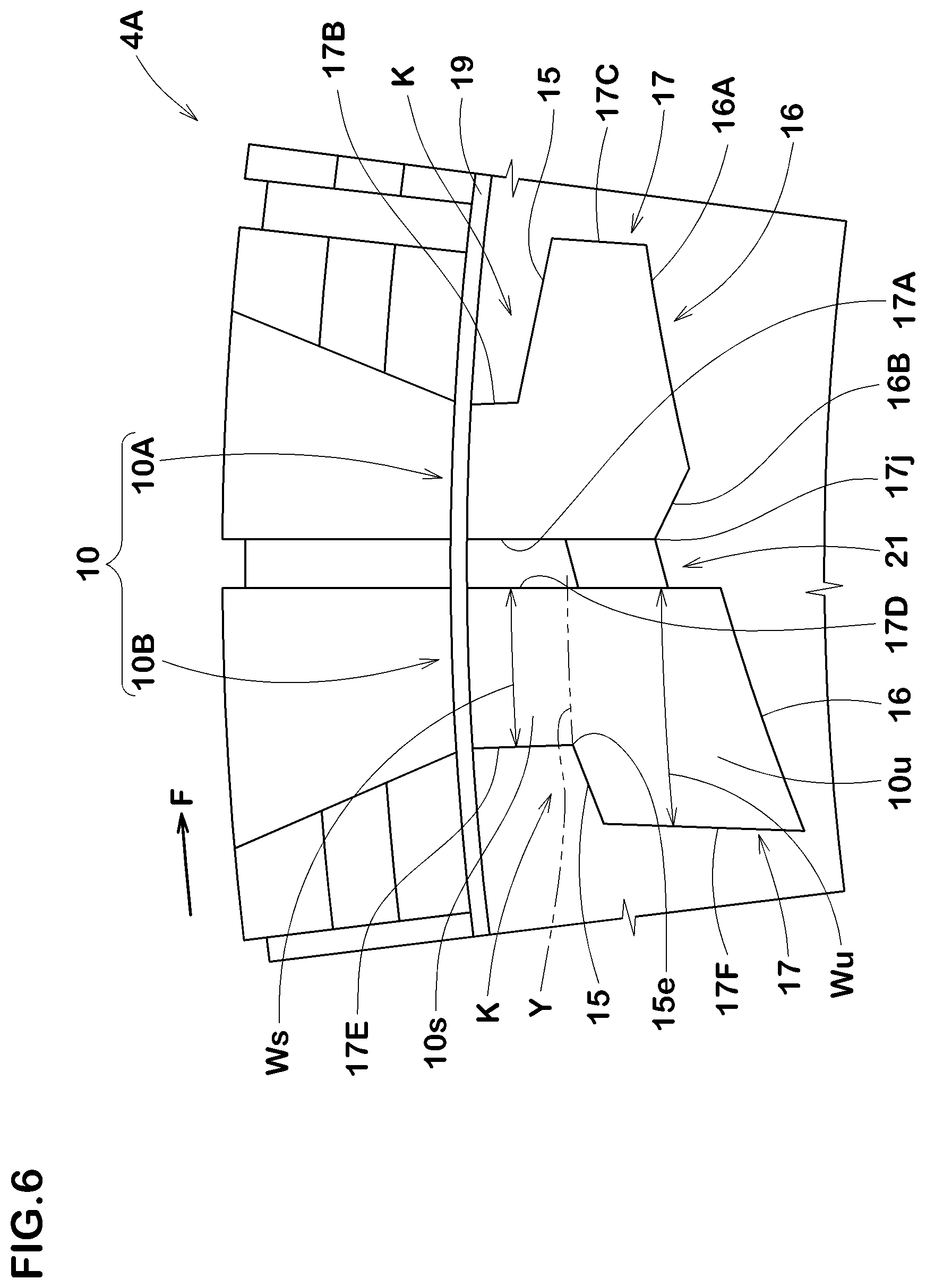 Patent US12090791 Figure 6 – Pneumatic tire