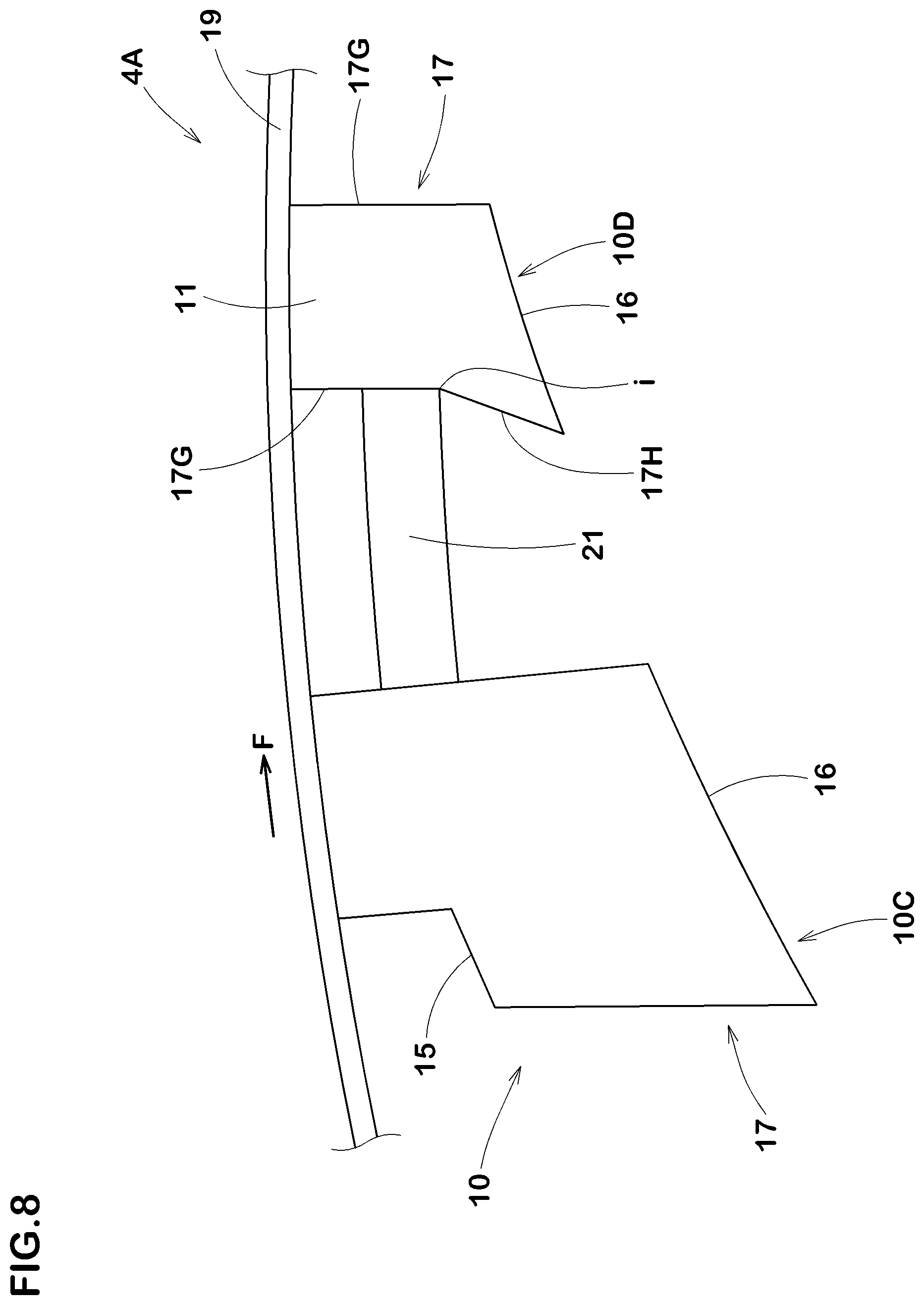 Patent US12090791 Figure 8 – Pneumatic tire