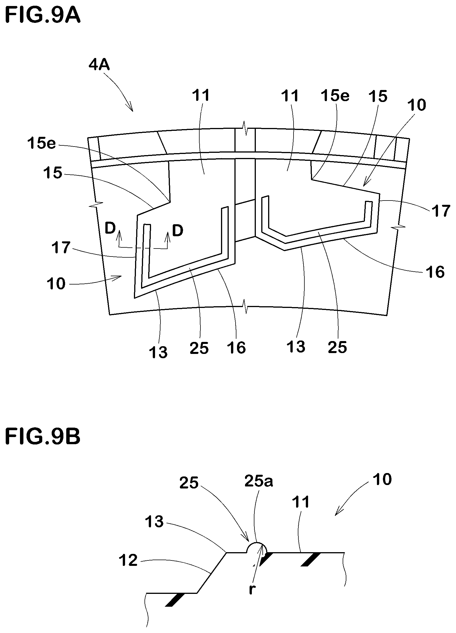 Patent US12090791 Figure 9 – Pneumatic tire