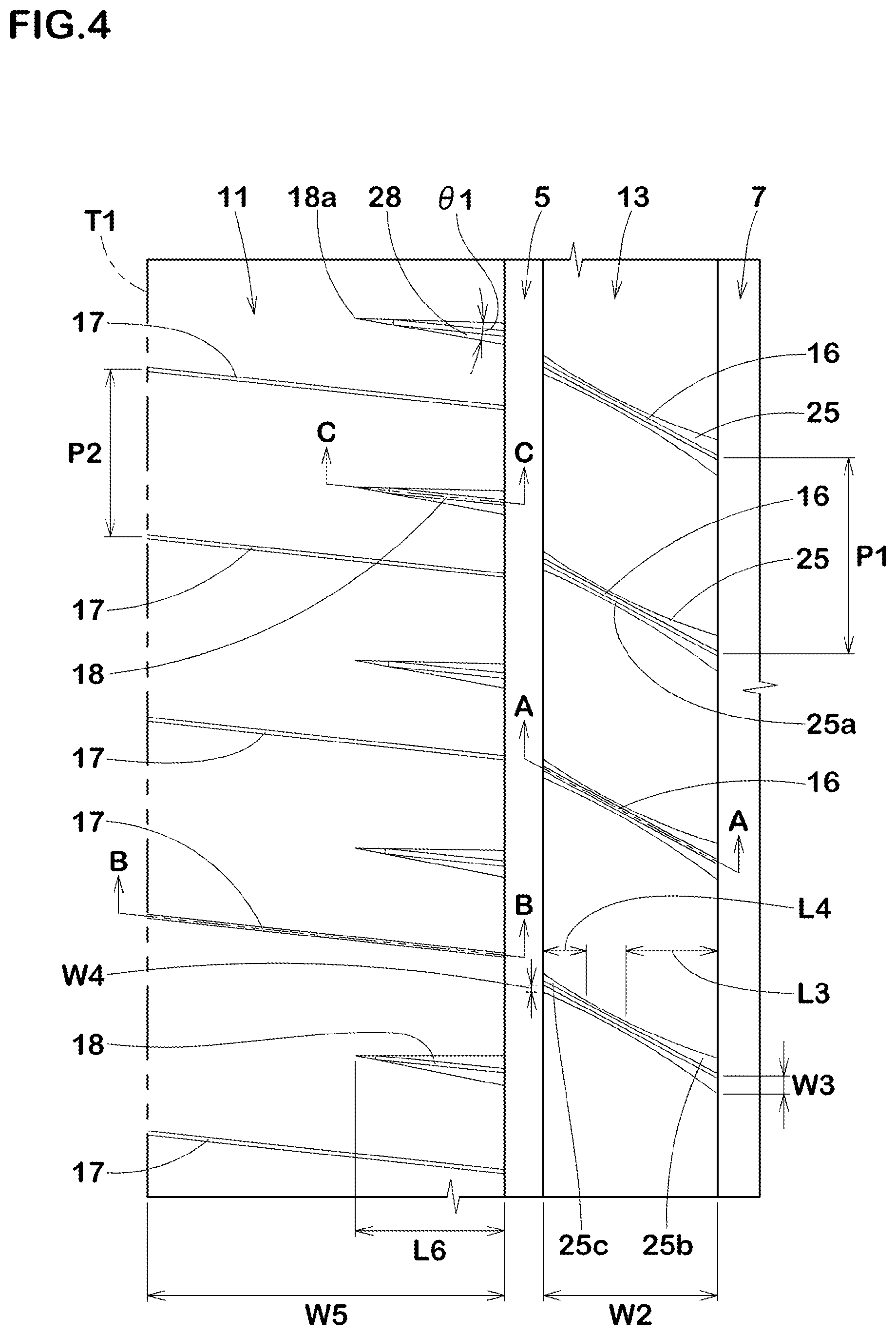 Patent US12090793 Figure 3 – Tire