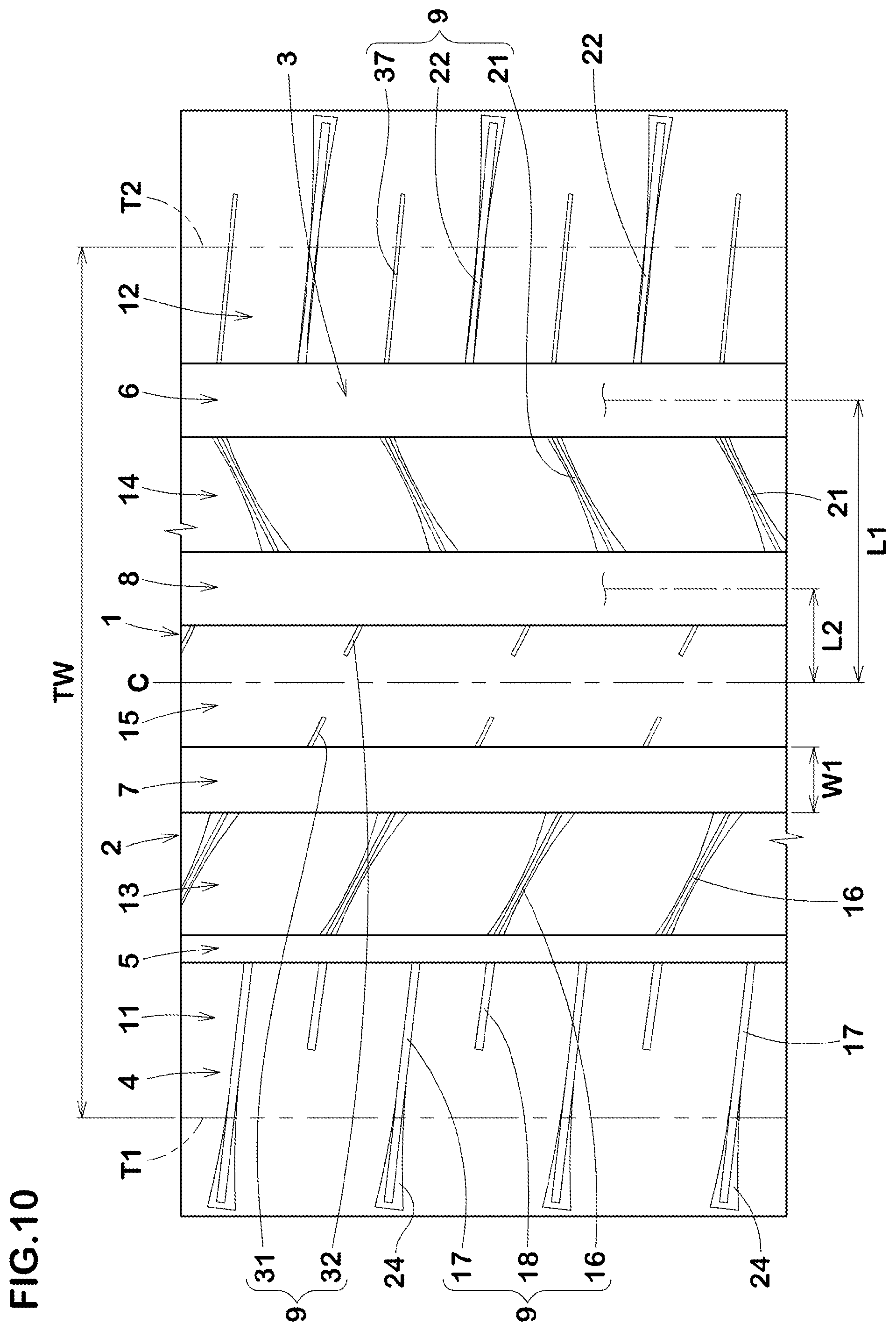 Patent US12090793 Figure 8 – Tire