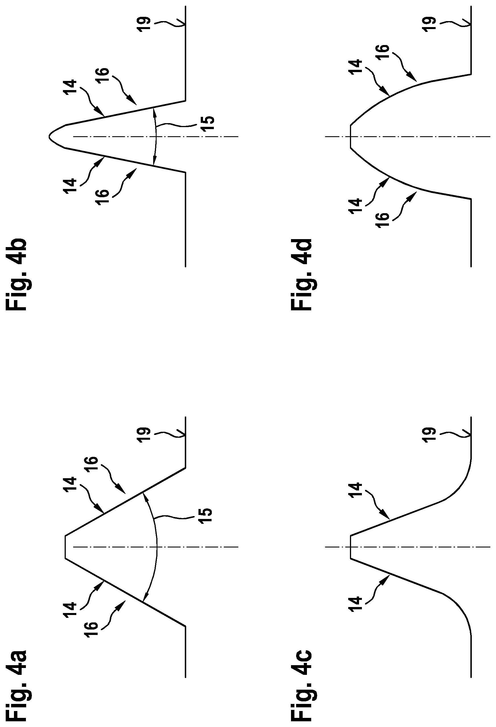 Patent US12090796 Figure 4 – Pneumatic vehicle tire having a hatched surface