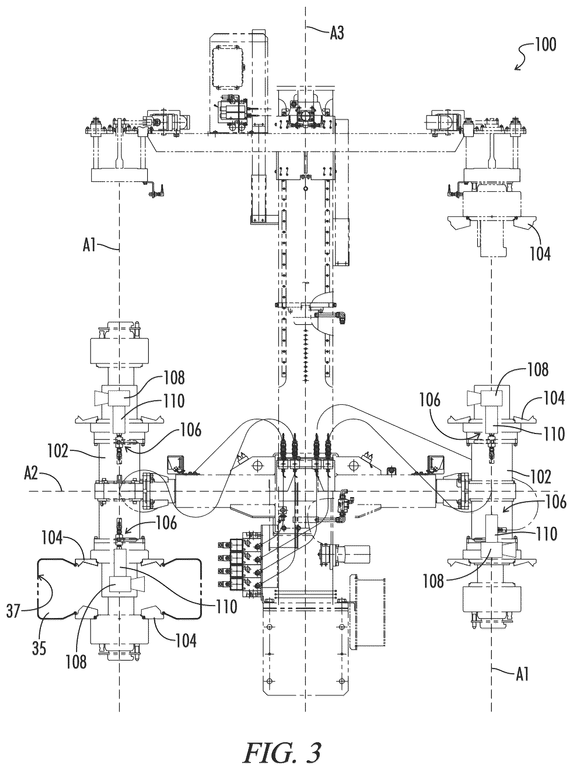 Patent US12090800 Figure 3 – Air barrier material application systems and methods