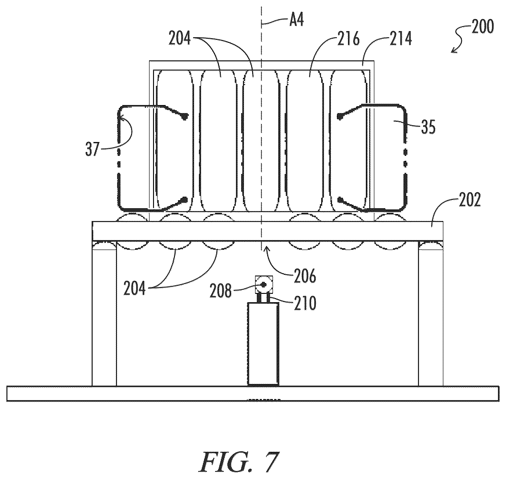 Patent US12090800 Figure 7 – Air barrier material application systems and methods