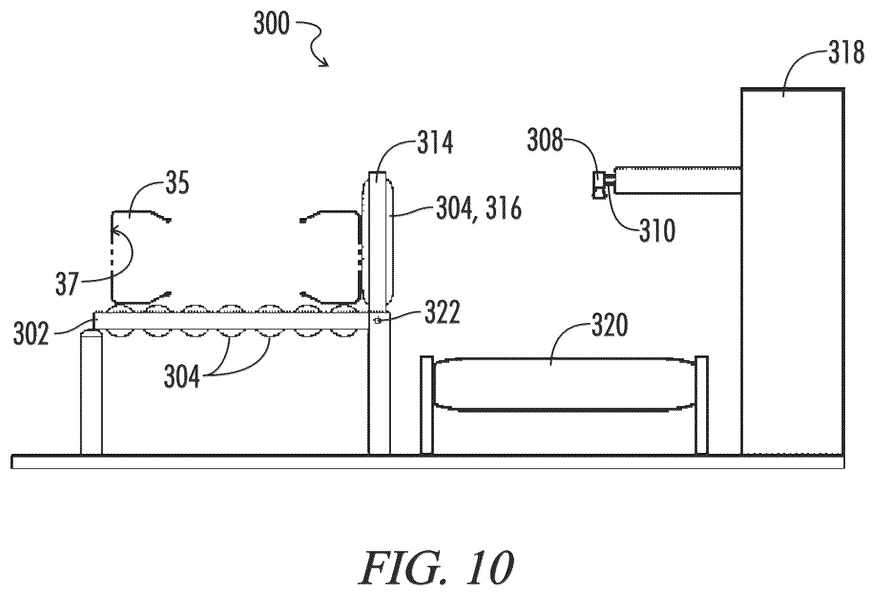 Patent US12090800 Figure 10 – Air barrier material application systems and methods