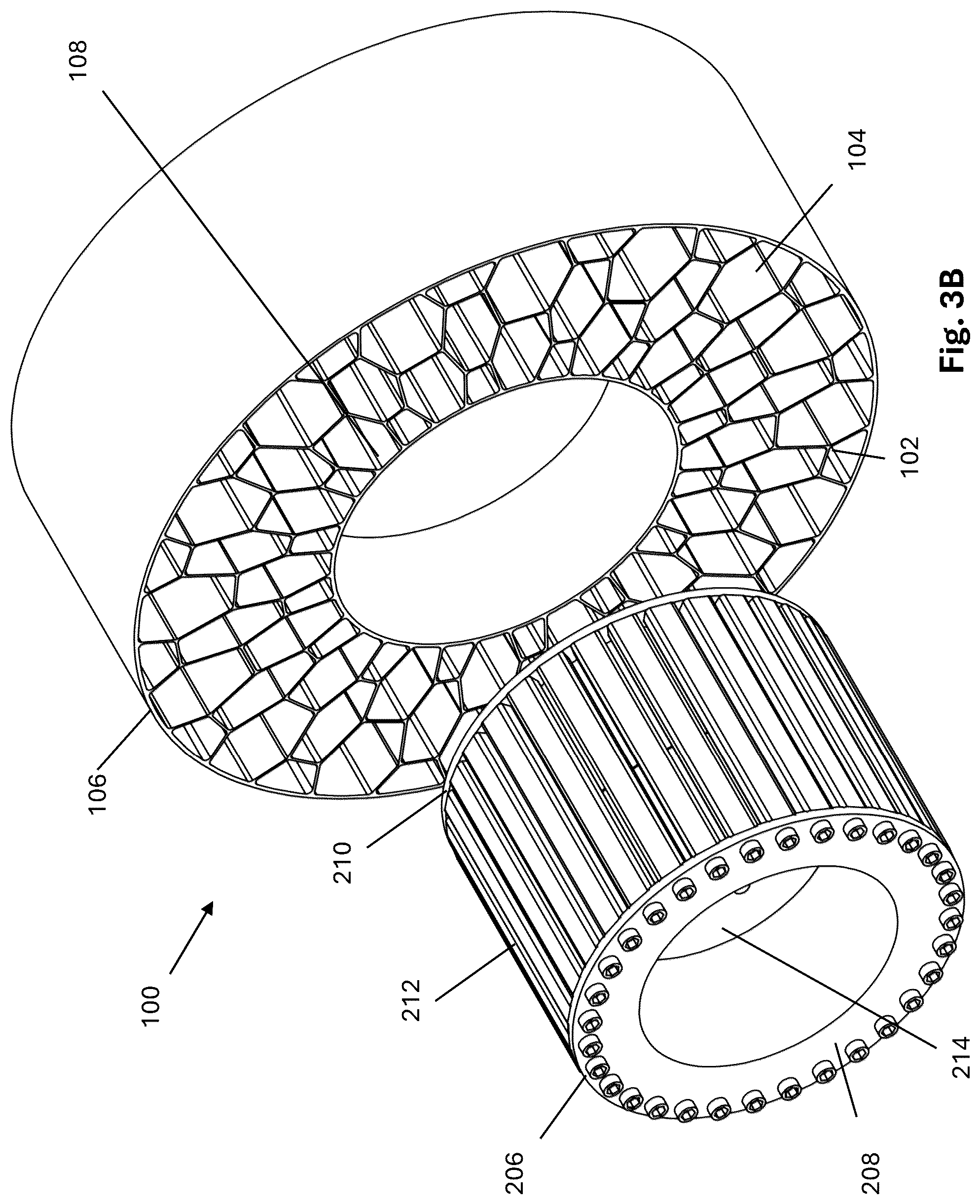 Patent US12090802 Figure 4 – Reusable rim for non-pneumatic tires