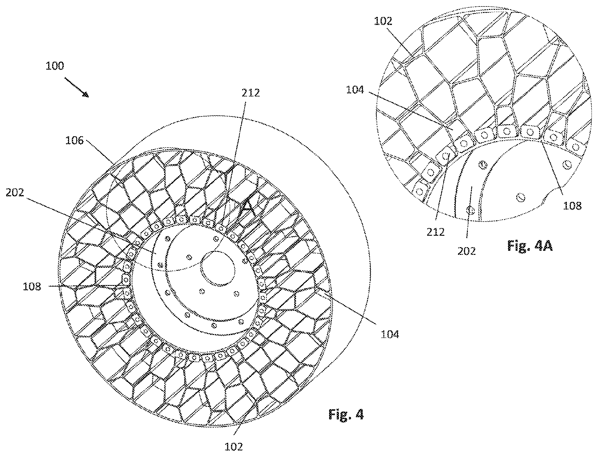 Patent US12090802 Figure 5 – Reusable rim for non-pneumatic tires