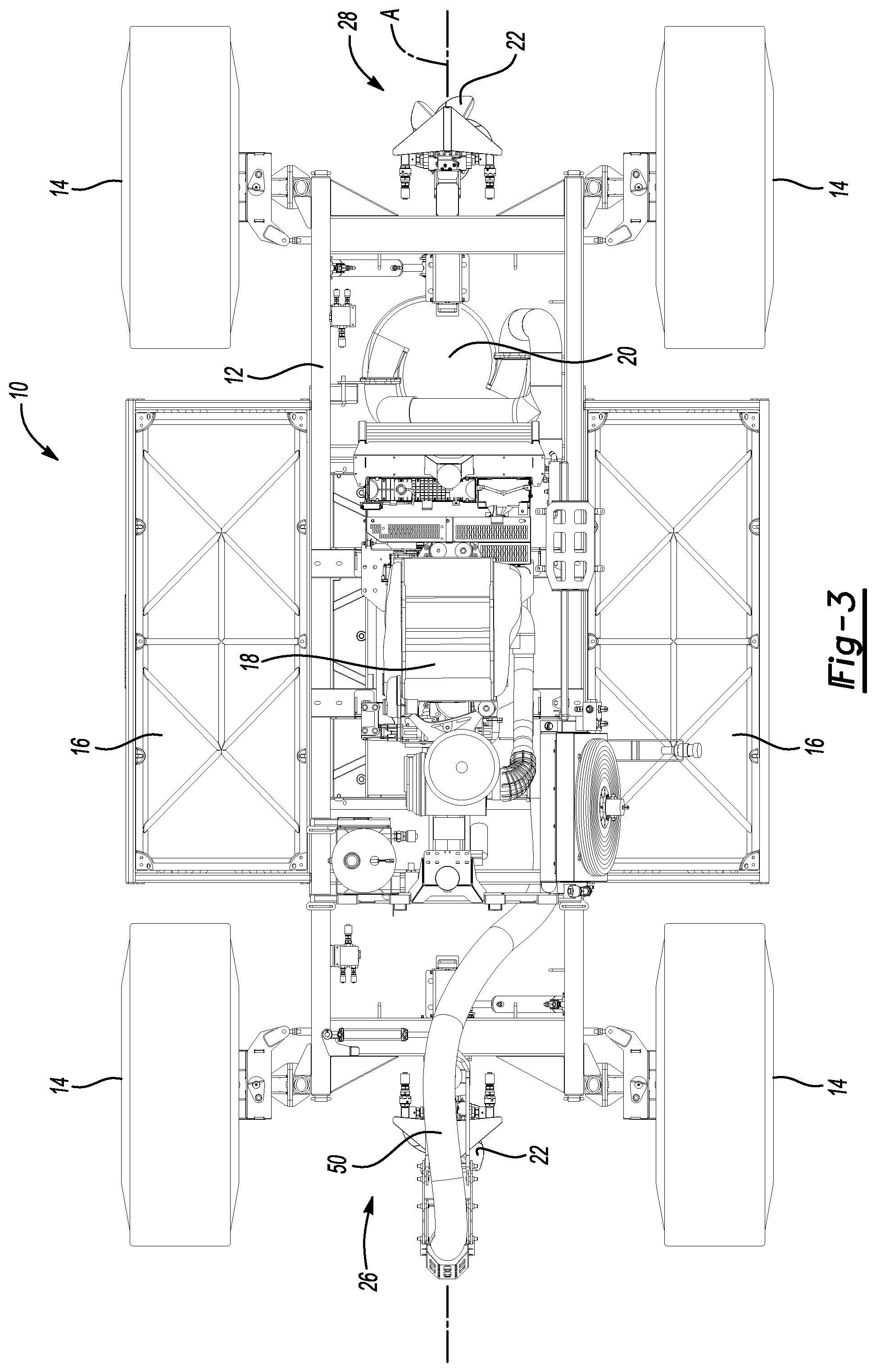 Patent US12090803 Figure 3 – Amphibious vehicle