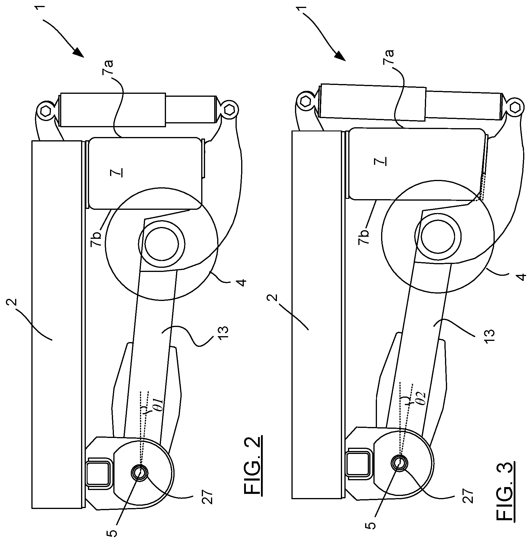 Patent US12090805 Figure 2 – Independent suspension with airbag