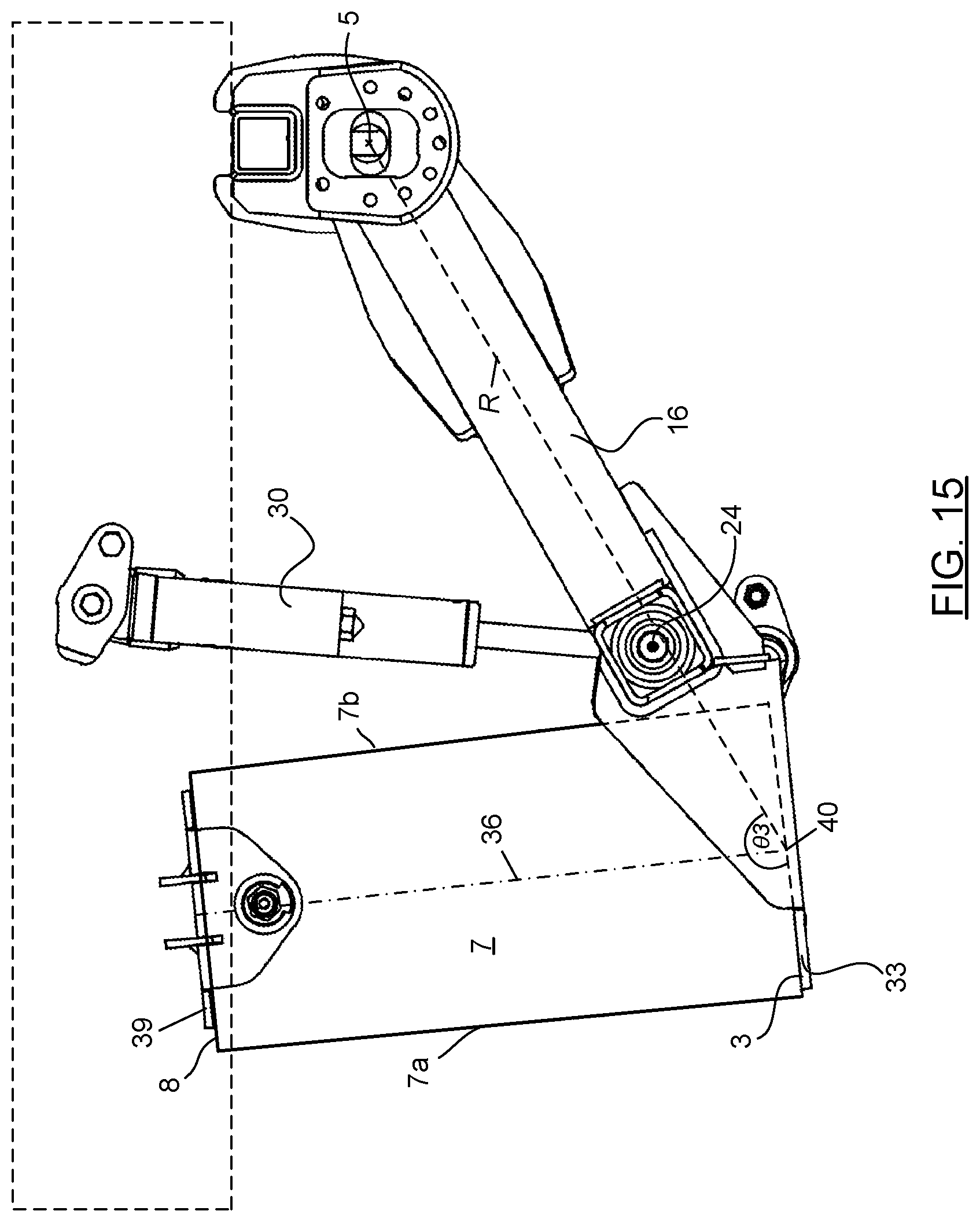 Patent US12090805 Figure 13 – Independent suspension with airbag
