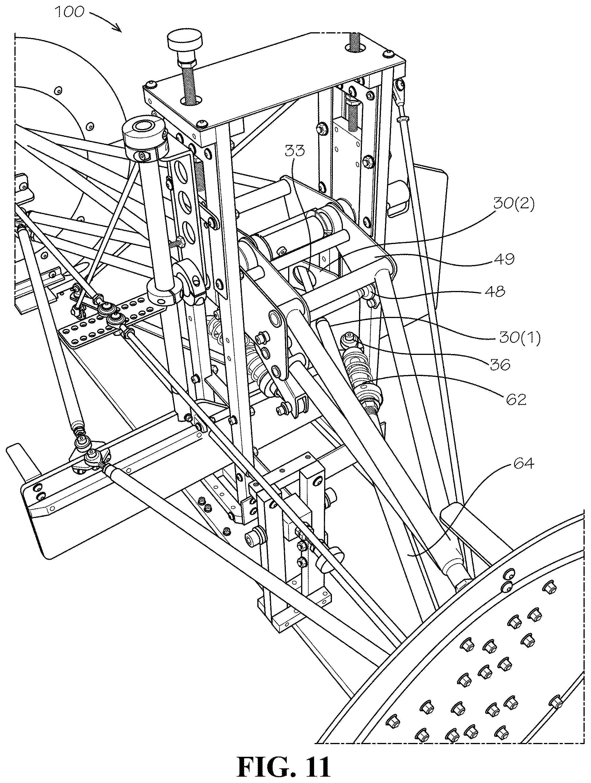 Patent US12090809 Figure 17 – Weight transfer linkage