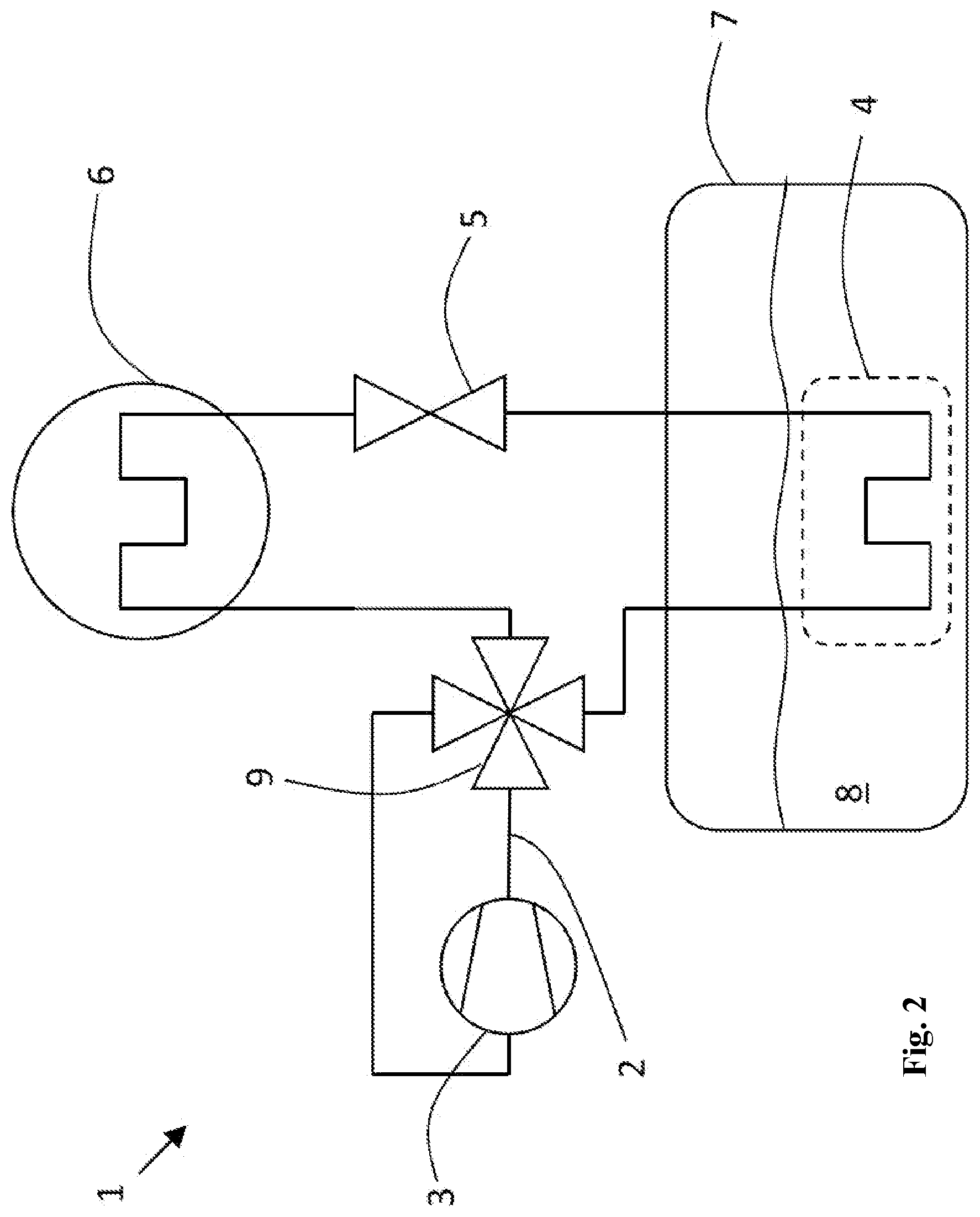 Patent US12090813 Figure 2 – Air conditioning system for a vehicle