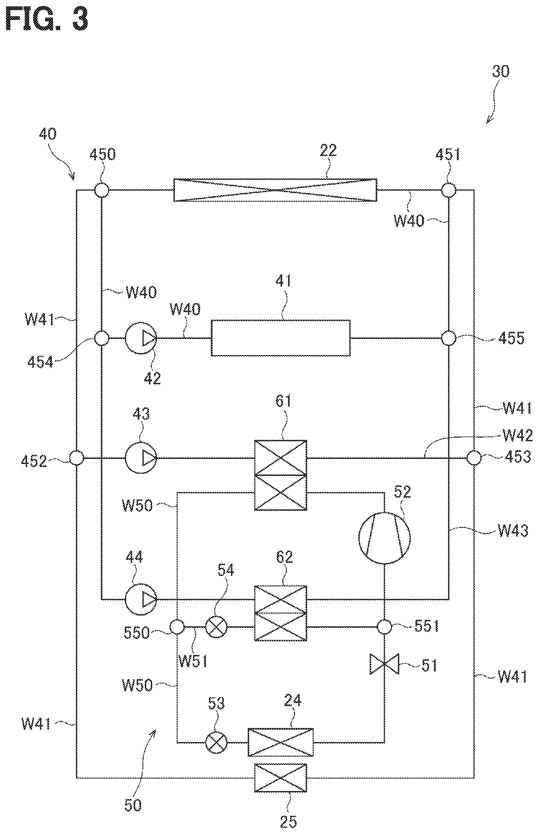 Patent US12090814 Figure 3 – Vehicle heat exchange system