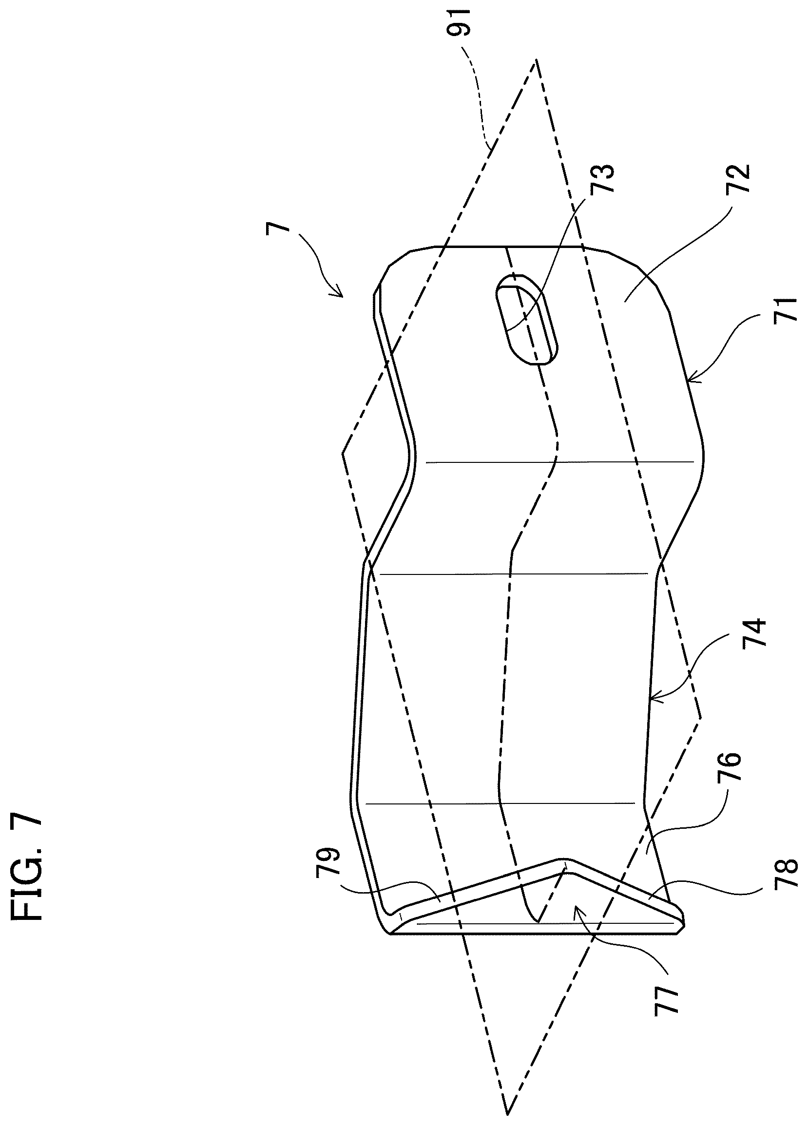 Patent US12090817 Figure 4 – Windowshield attachment structure and bracket
