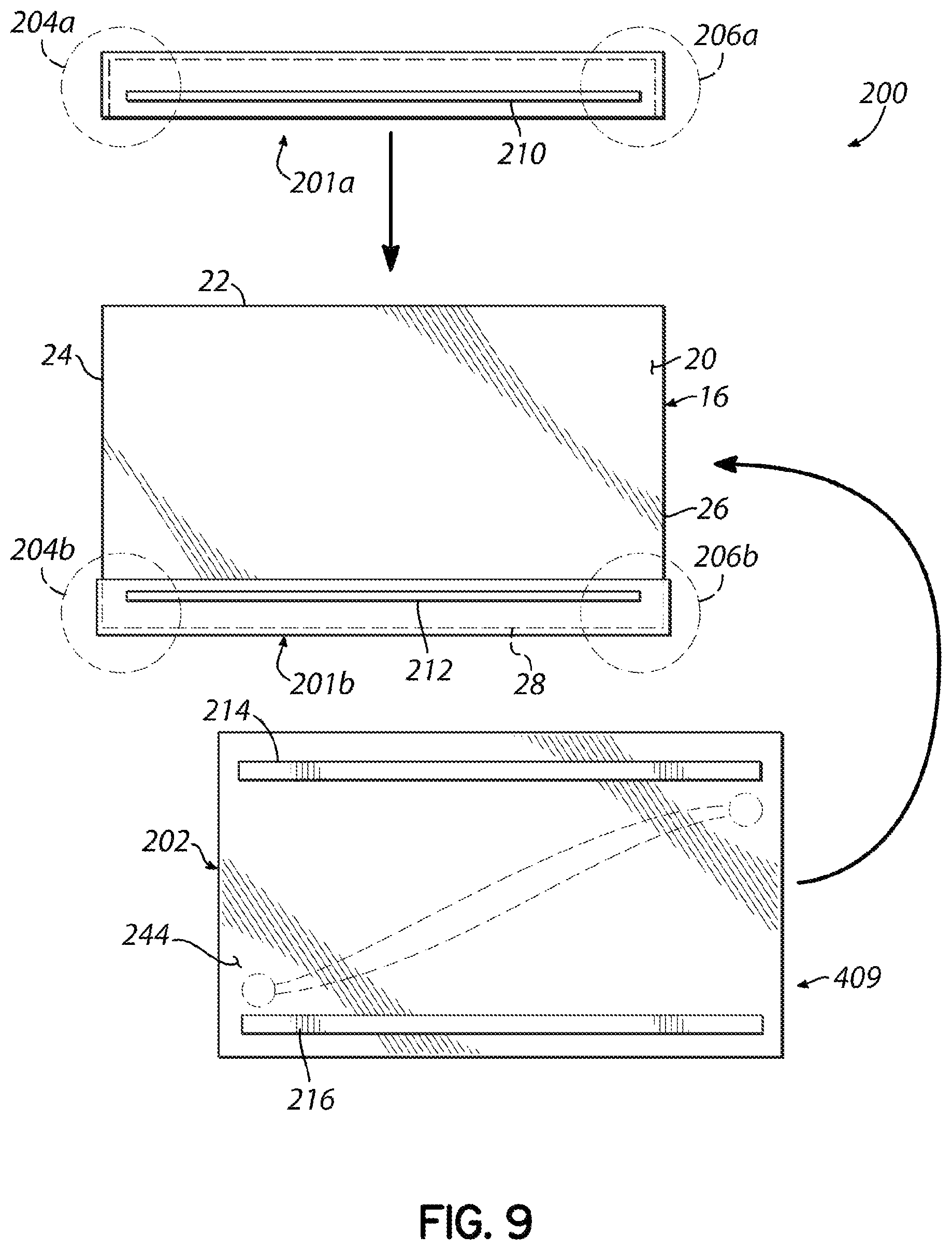 Patent US12090819 Figure 7 – Removable panel assembly for a vehicle window and related methods