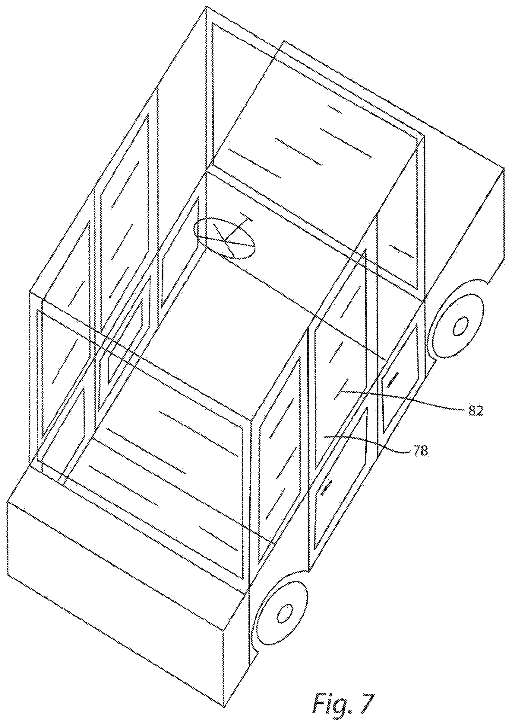 Patent US12090820 Figure 7 – Vehicle automatic window sunscreens