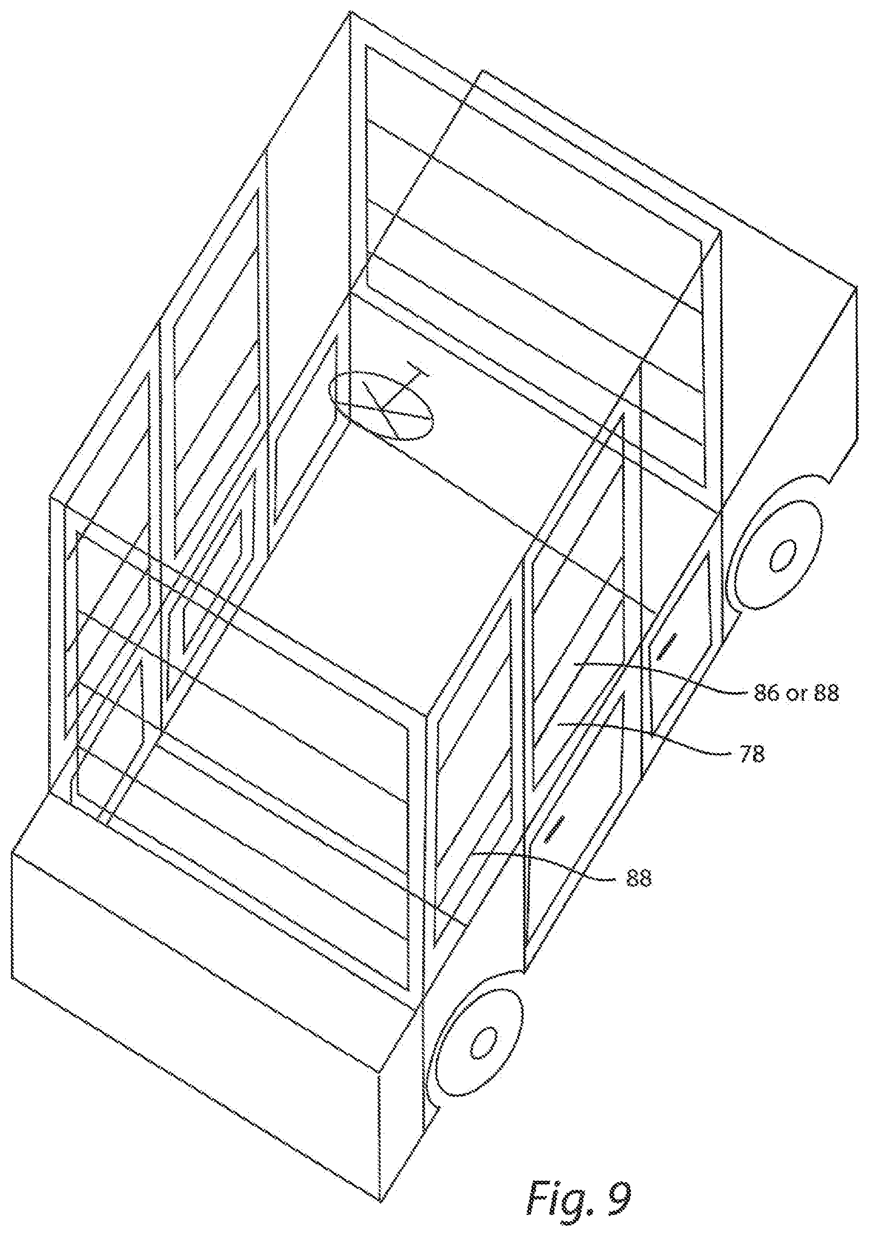 Patent US12090820 Figure 9 – Vehicle automatic window sunscreens