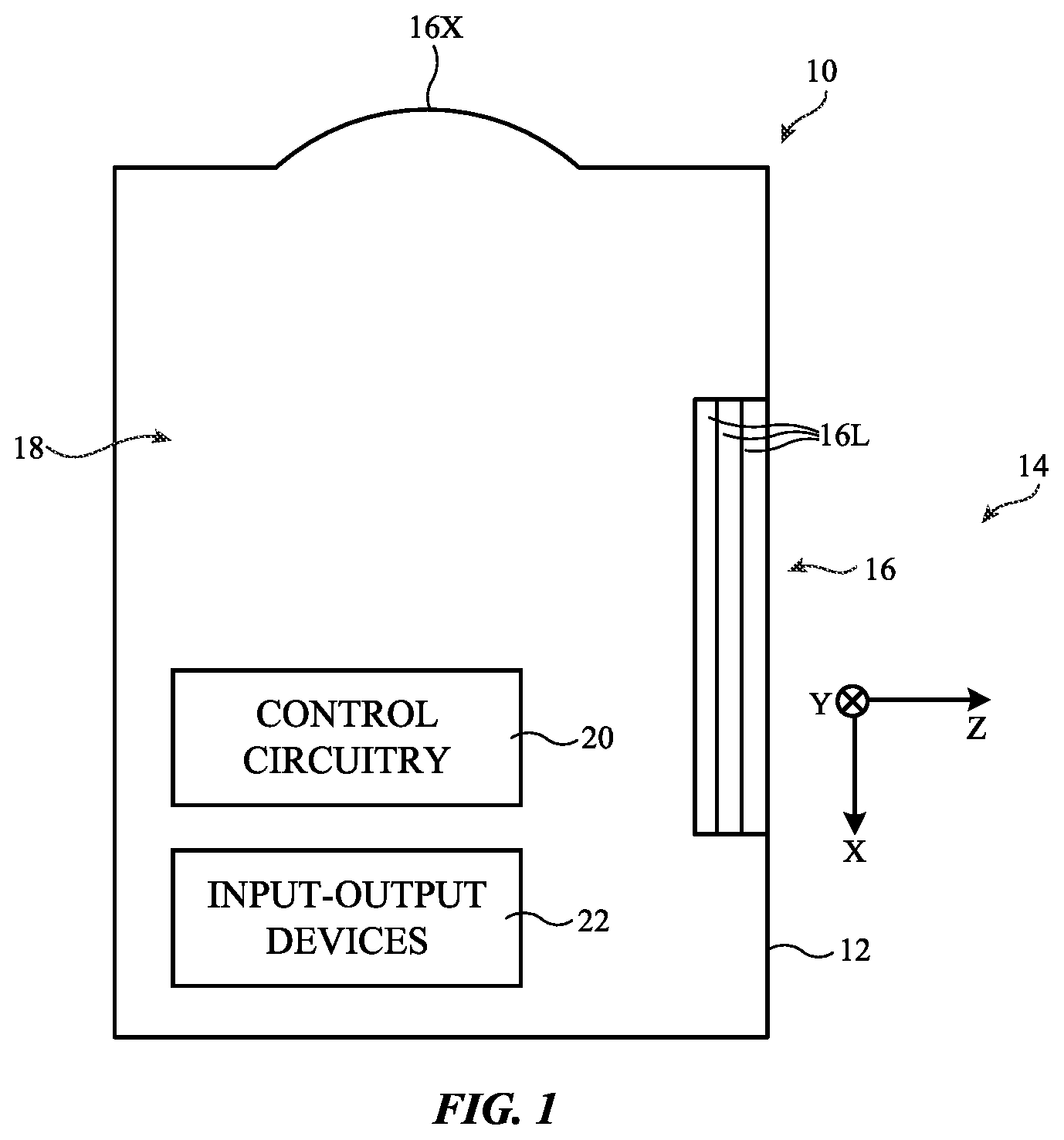 Patent US12090821 Figure 1 – Systems with adjustable window transmission