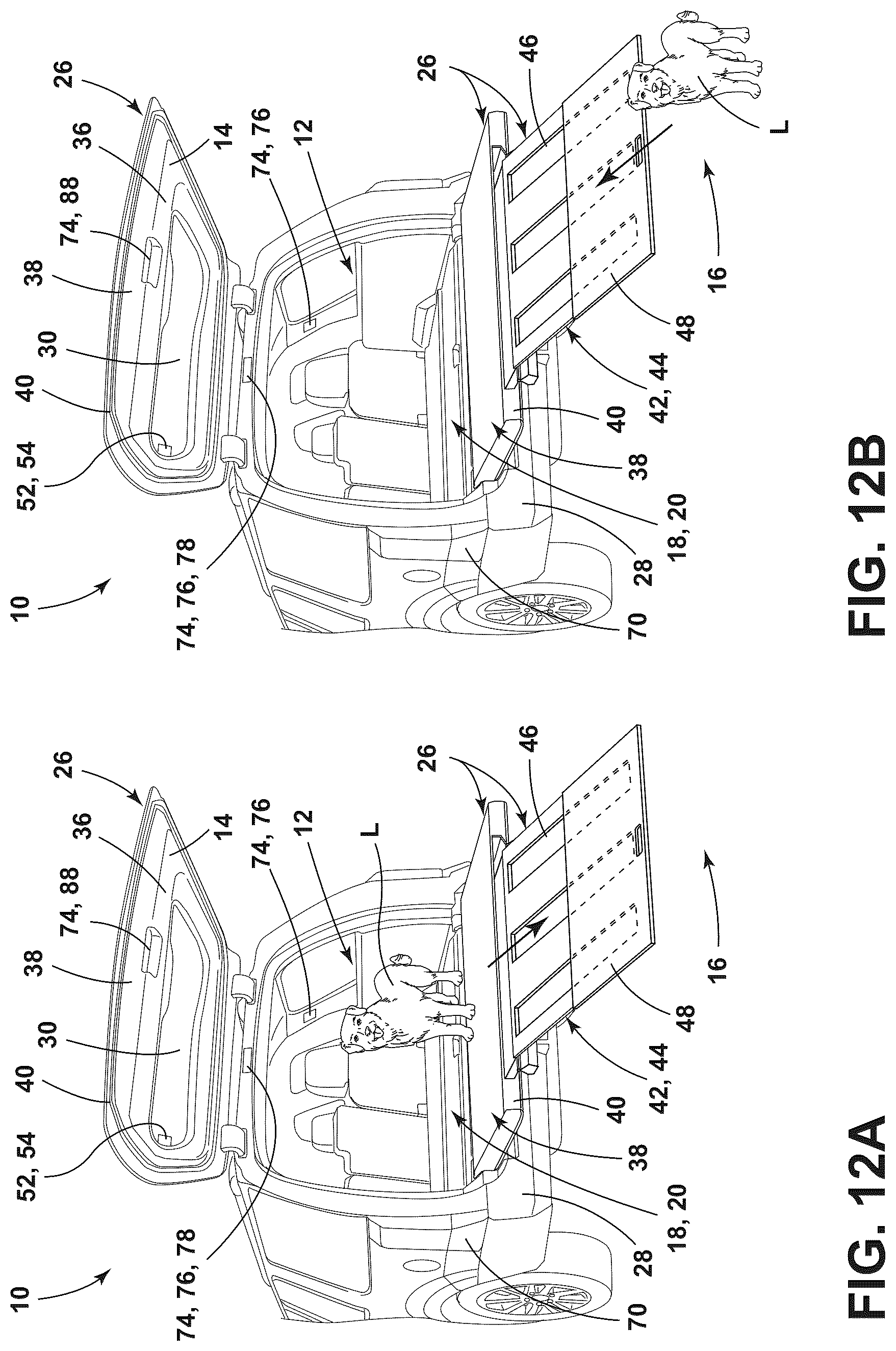 Patent US12090824 Figure 11 – System for a vehicle with a trailer coupled thereto