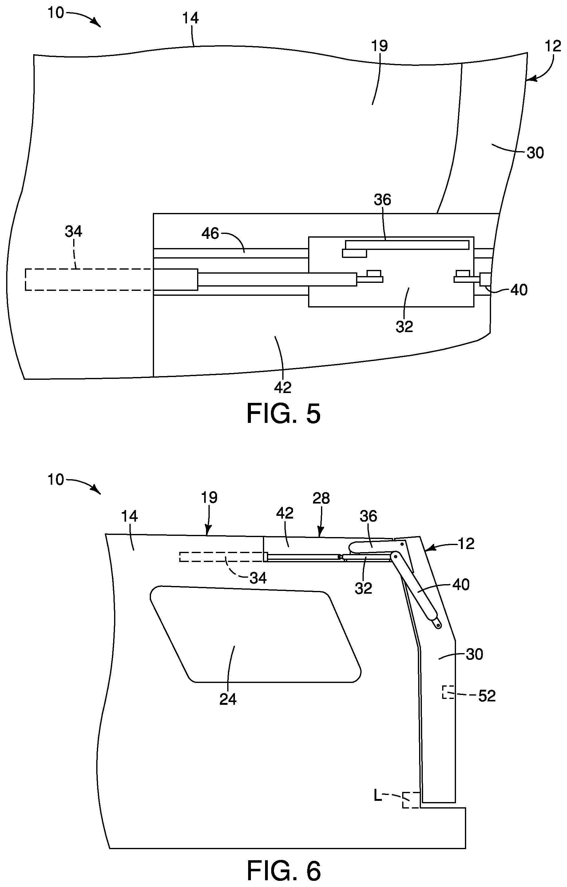 Patent US12090825 Figure 3 – Rear door assembly