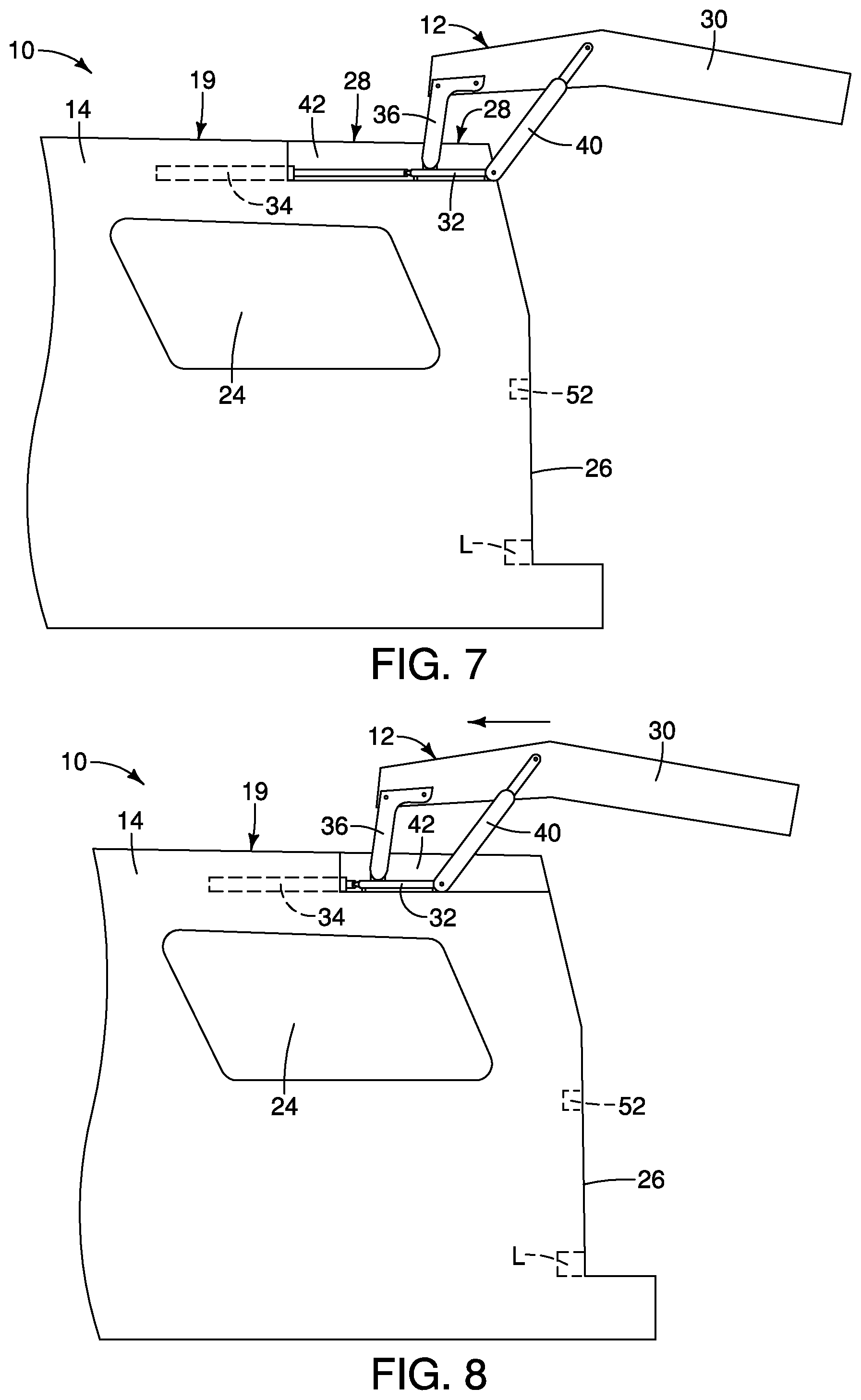 Patent US12090825 Figure 4 – Rear door assembly
