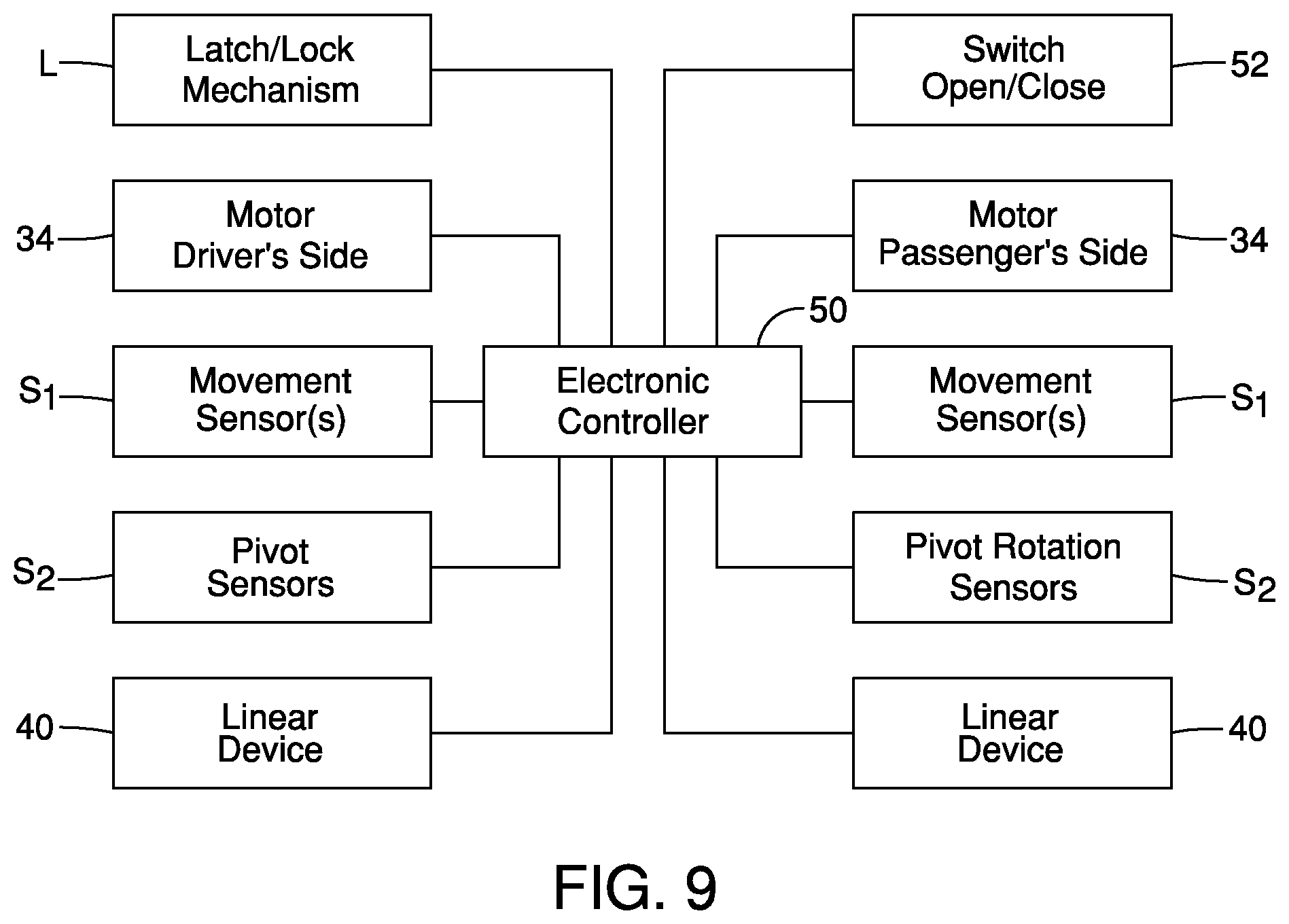 Patent US12090825 Figure 5 – Rear door assembly