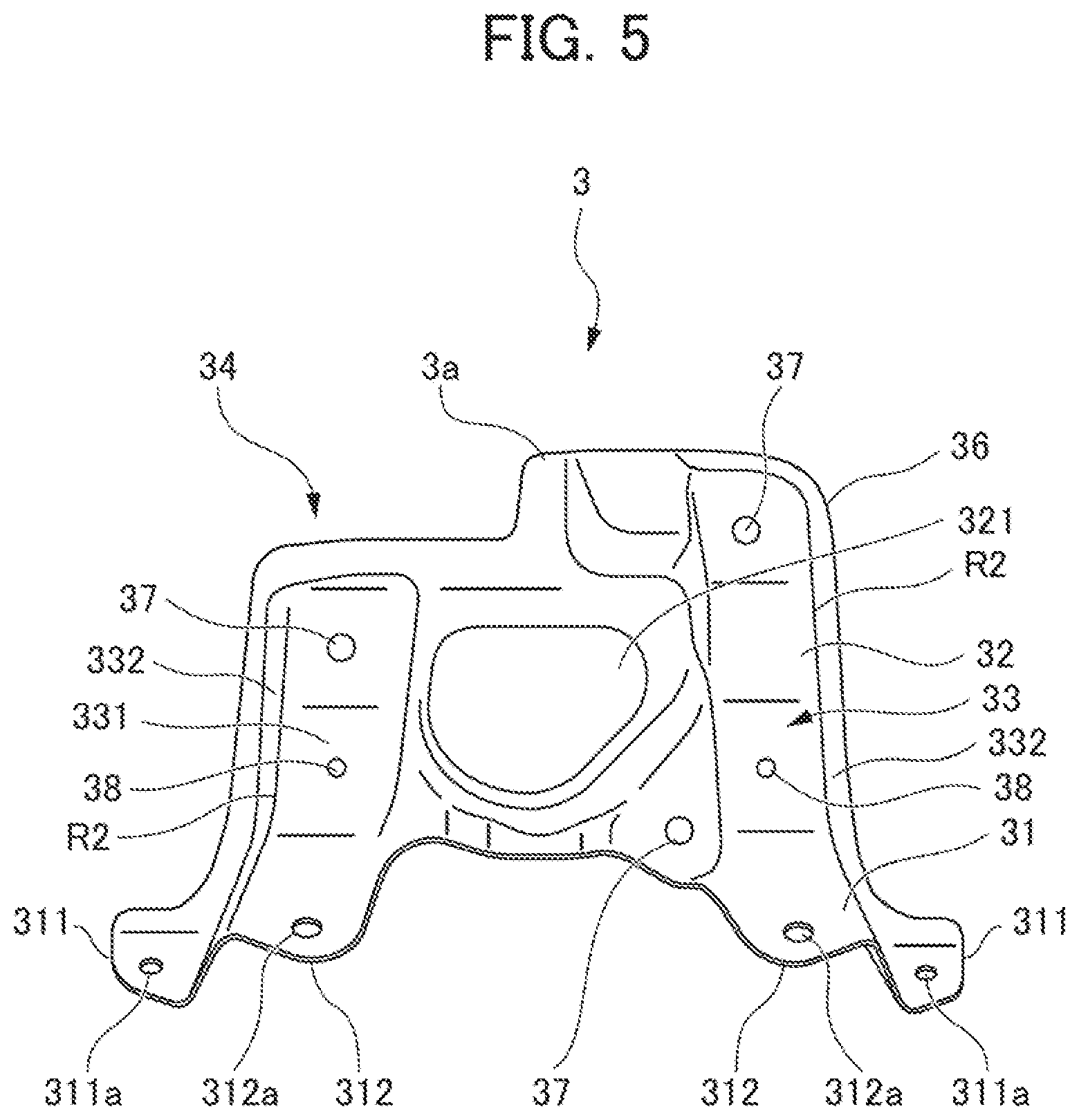 Patent US12090826 Figure 5 – Opening and closing member