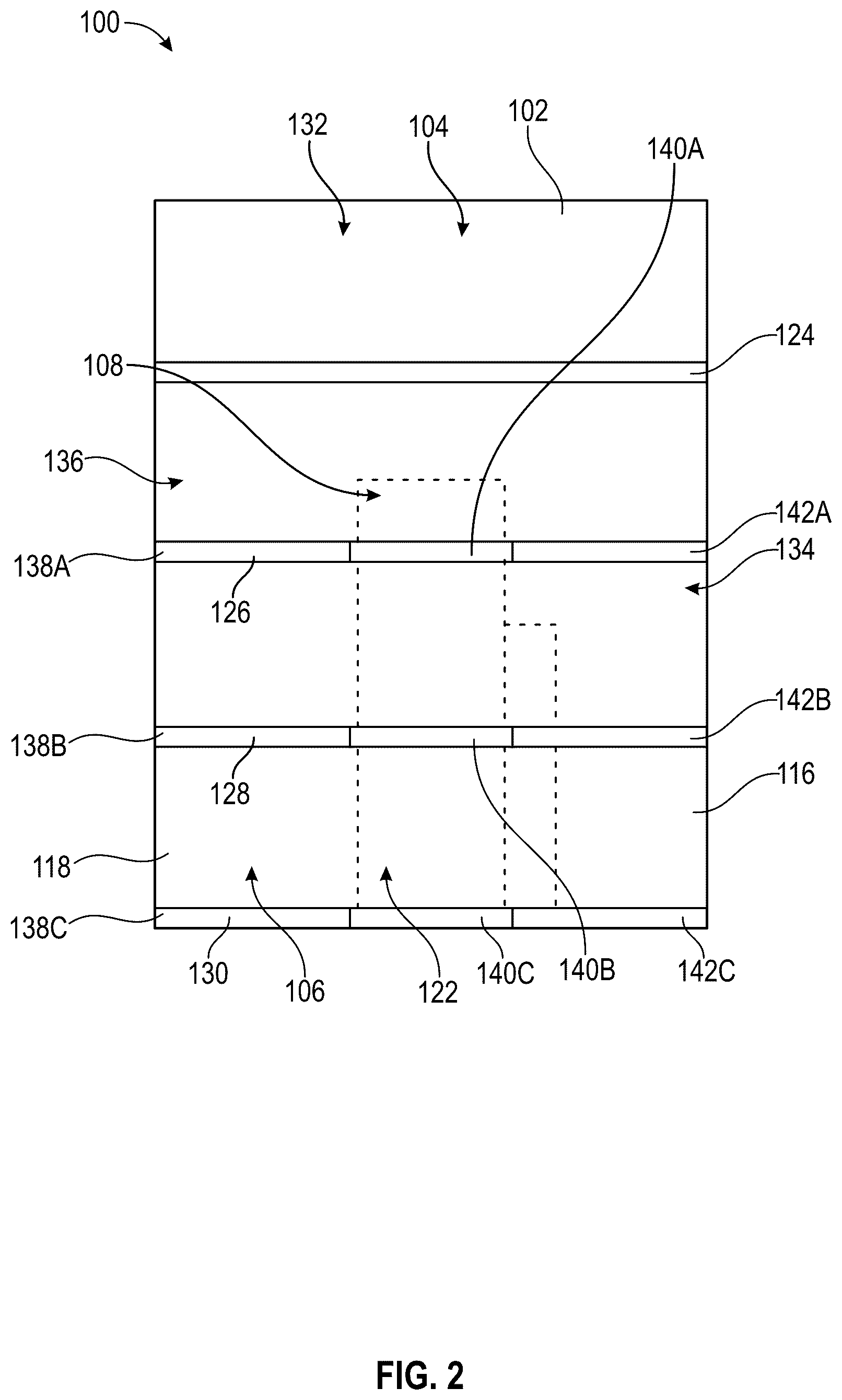 Patent US12090828 Figure 2 – Tonneau cover system