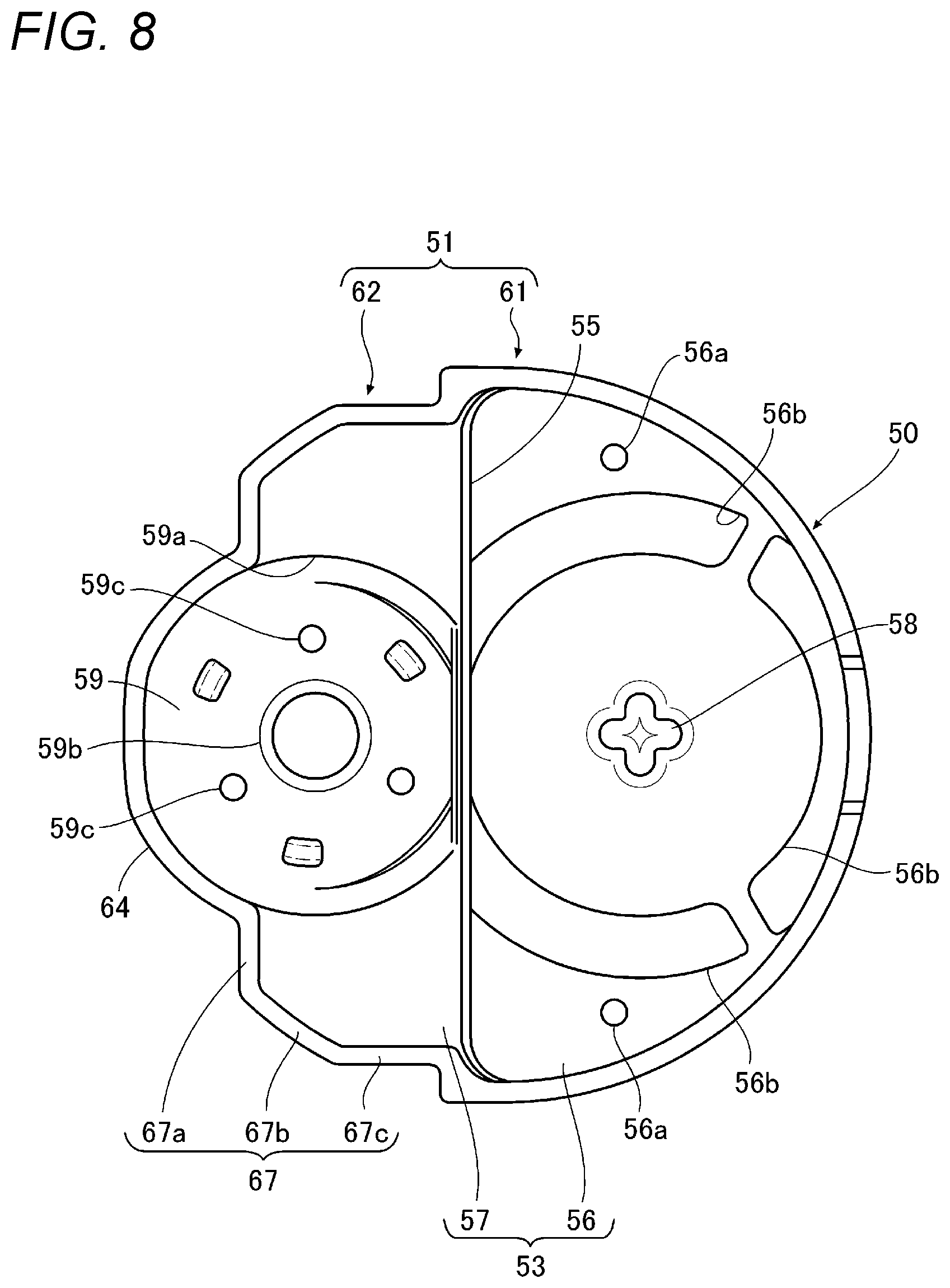 Patent US12090838 Figure 8 – Valve device for fuel tank