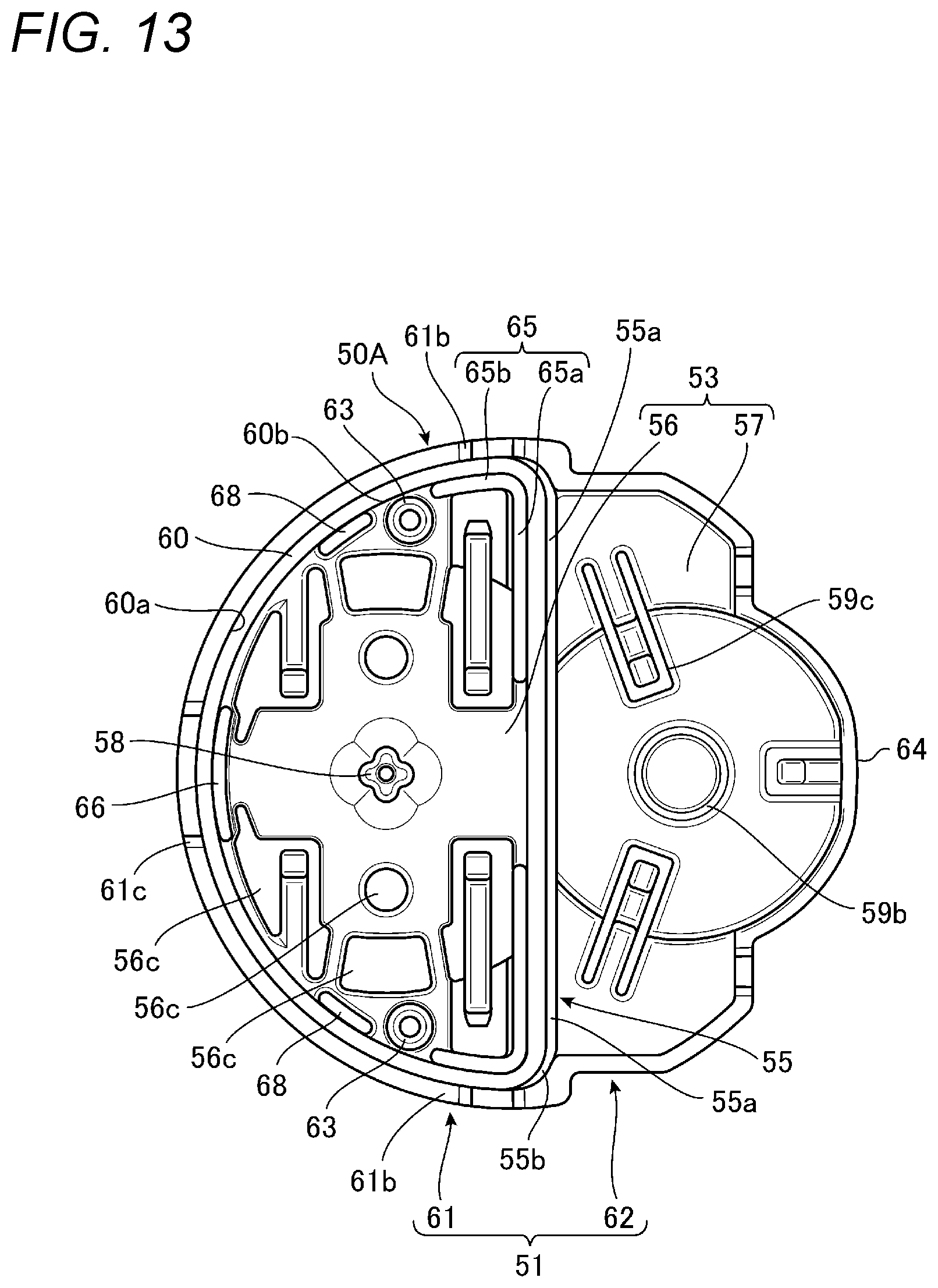 Patent US12090838 Figure 13 – Valve device for fuel tank