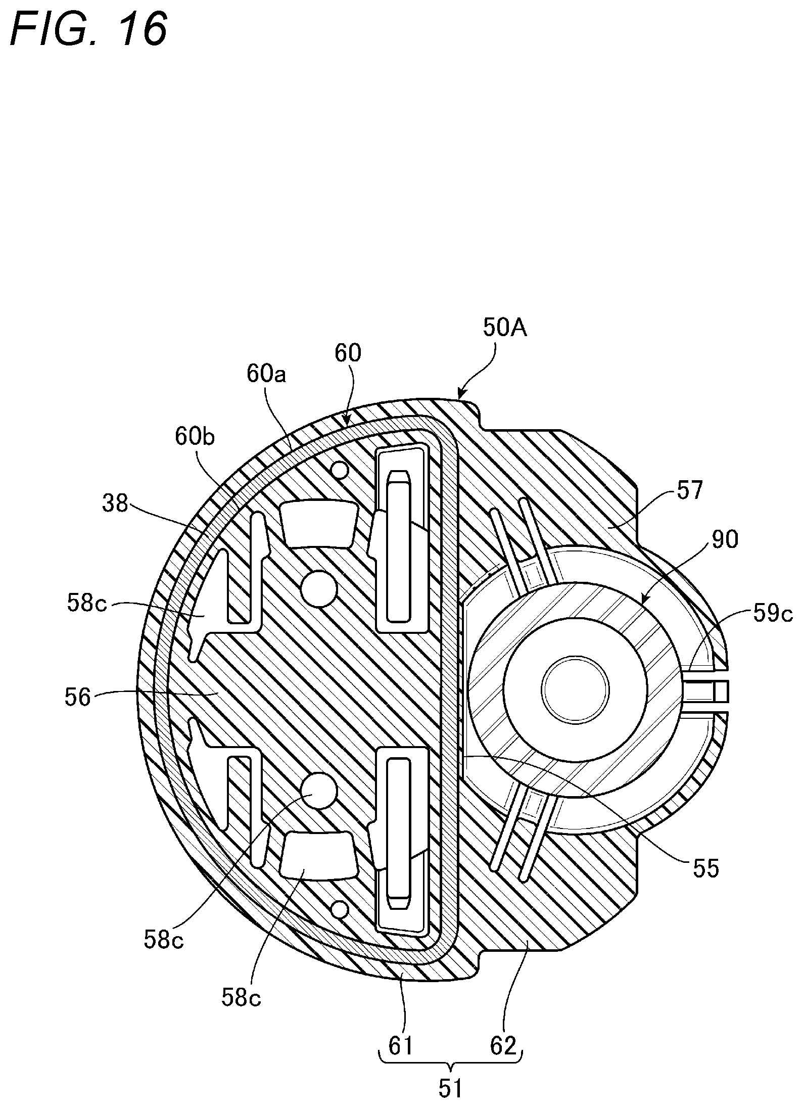 Patent US12090838 Figure 16 – Valve device for fuel tank