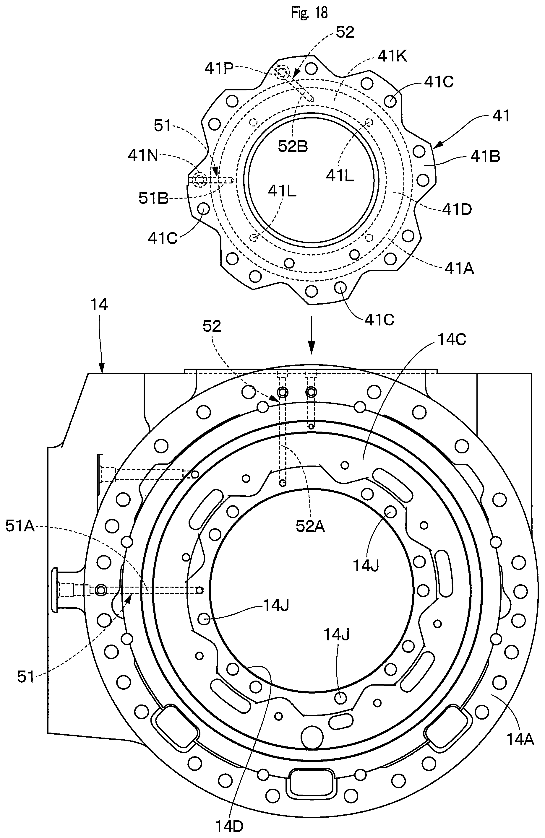 Patent US12090841 Figure 12 – Vehicular axle device