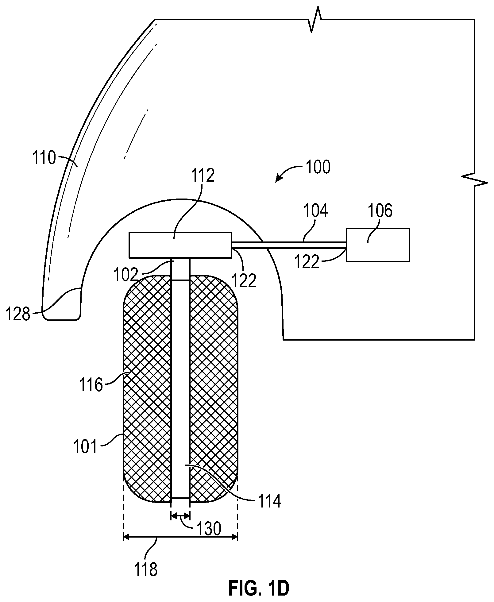 Patent US12090844 Figure 3 – Flexible arm generator