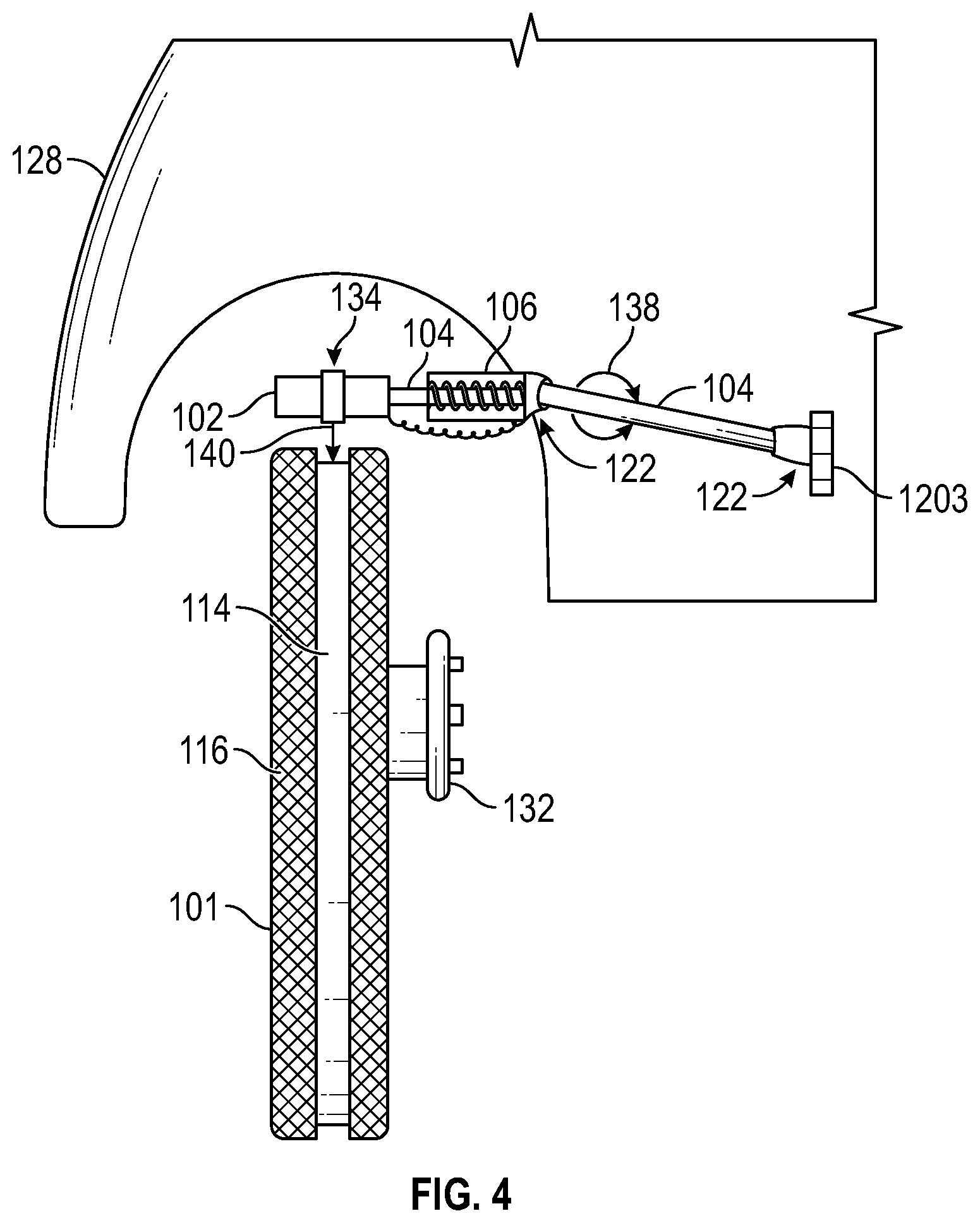 Patent US12090844 Figure 6 – Flexible arm generator