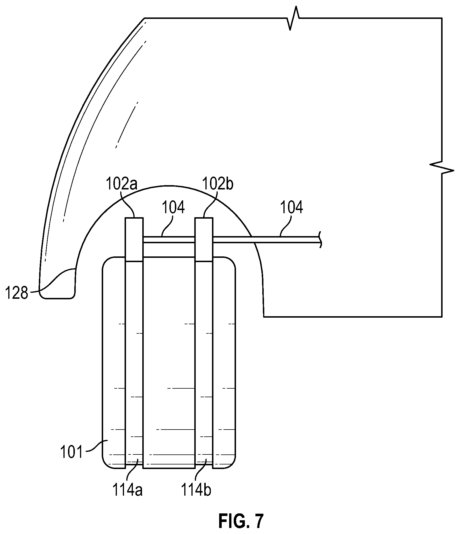 Patent US12090844 Figure 11 – Flexible arm generator