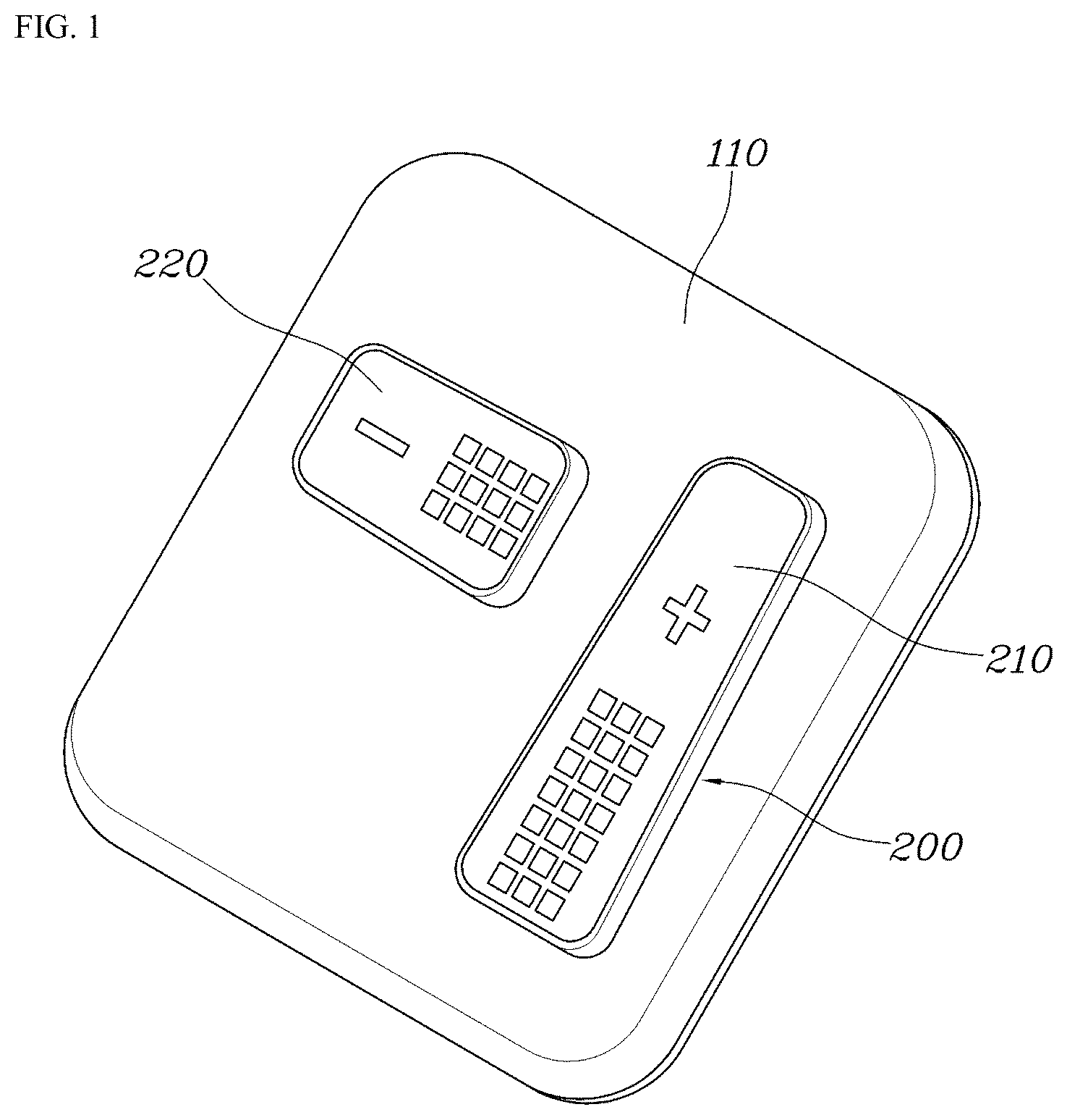Patent US12090845 Figure 1 – Electronic pedal apparatus