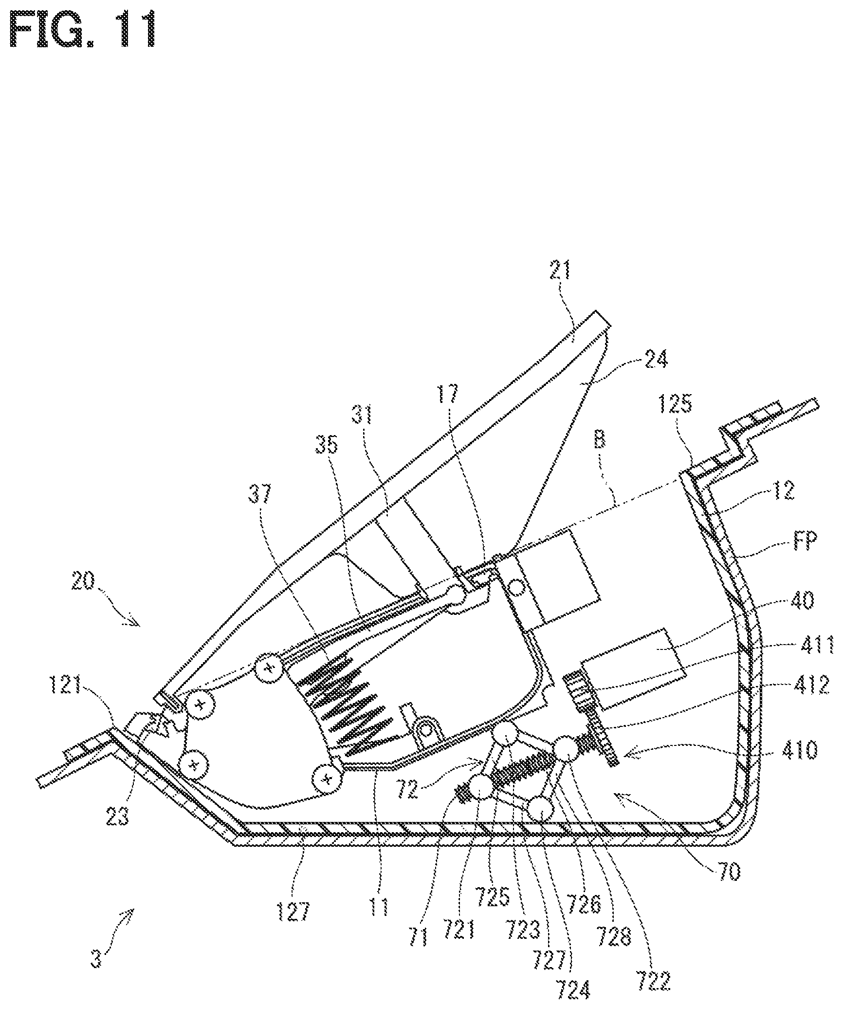Patent US12090846 Figure 11 – Accelerator device