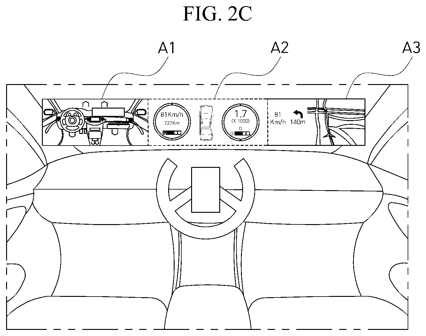 Patent US12090847 Figure 3 – Apparatus and method for controlling display